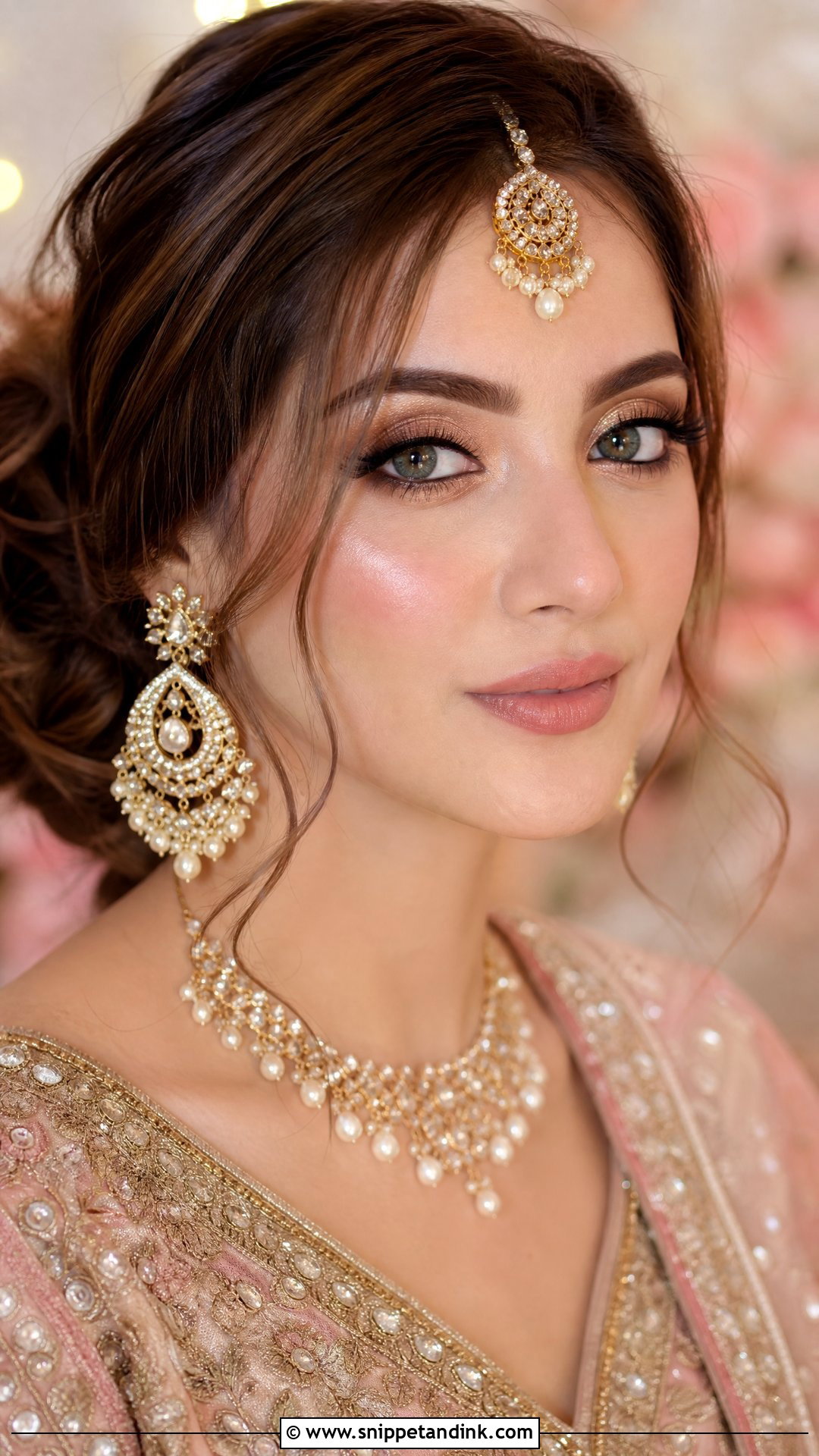 Soft Glam Barat Bridal Makeup - Snippet and Ink - 25 Barat Bridal Makeup Ideas