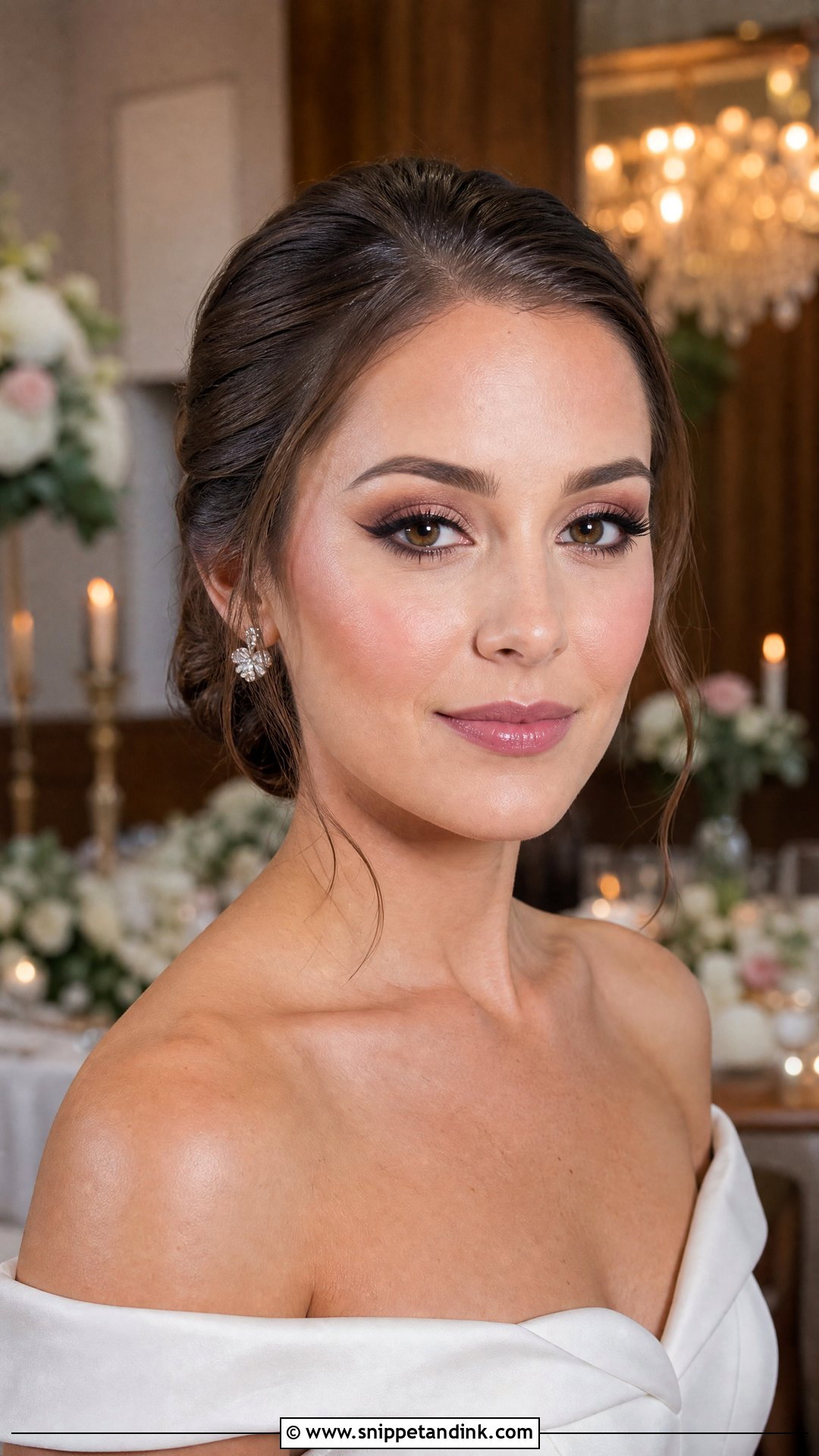 Soft Glam Blushing Bride Makeup - Snippet and Ink - 20 Blushing Bride Makeup Ideas