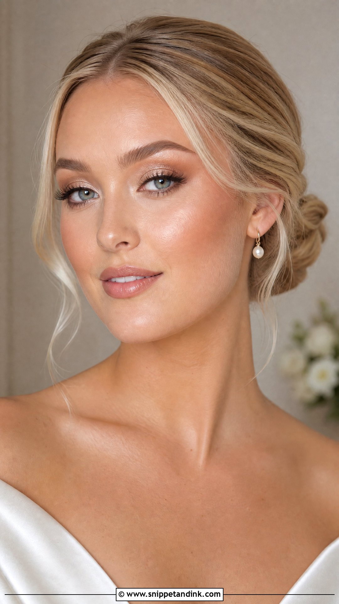 Soft Glam Bridal Eyeshadow - Snippet and Ink - 25 Bridal Eyeshadow Looks