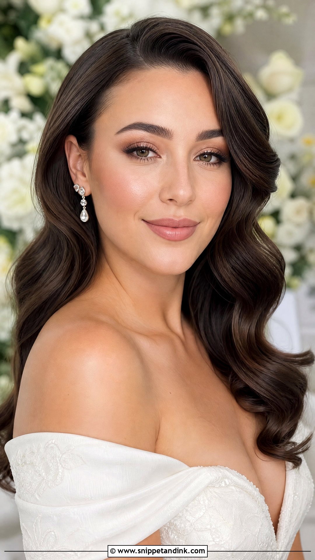 Soft Glam Bridal Makeup - Snippet and Ink - 20 Natural Bridal Glam Ideas