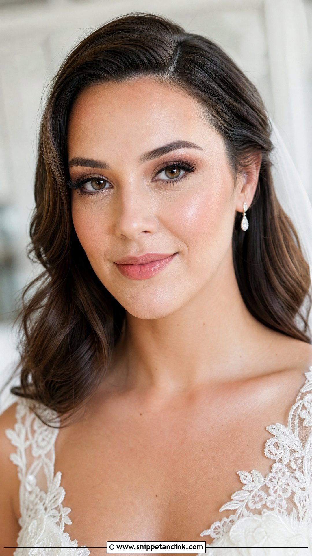 Soft Glam Bridal Makeup - Snippet and Ink - 20 Romantic Bridal Wedding Makeup Ideas