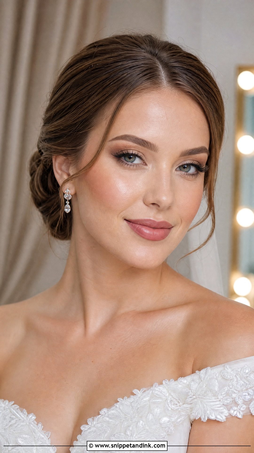 Soft Glam Bridal Makeup - Snippet and Ink - 20 Simple Bridal Makeup Look Ideas