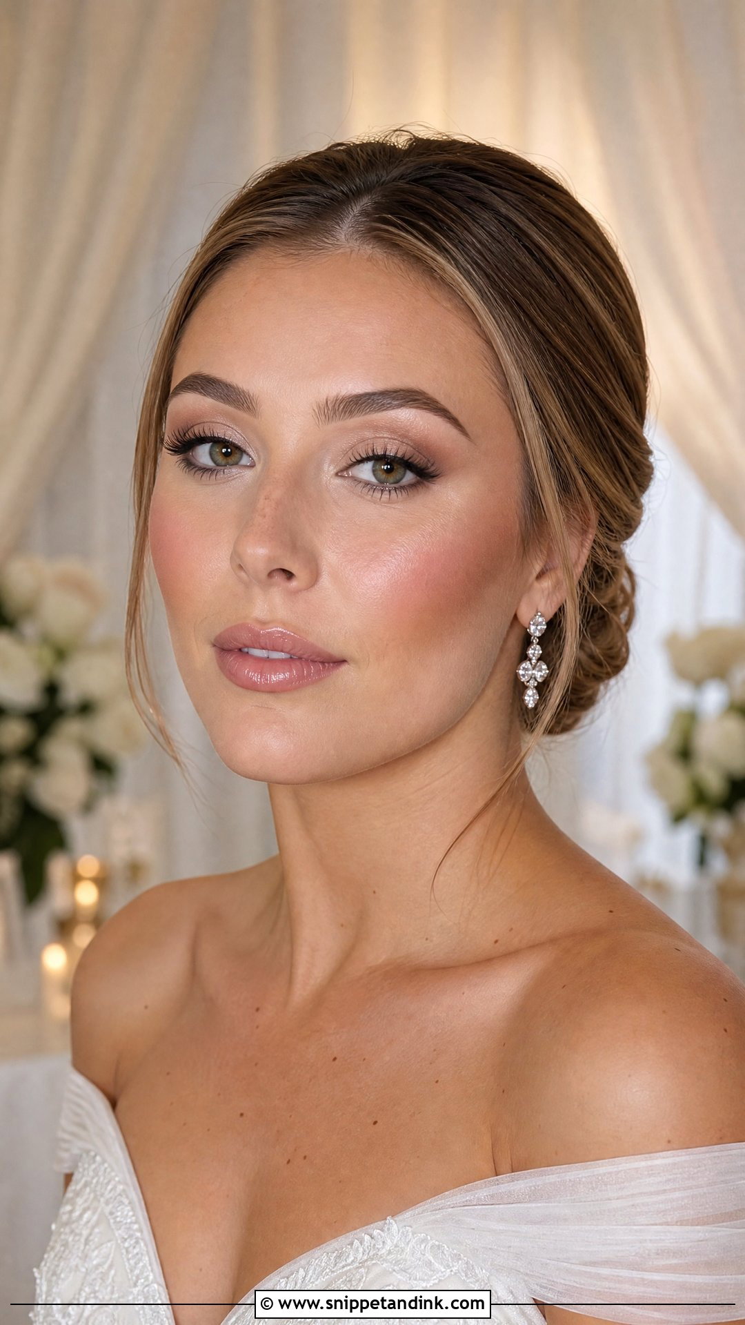 Soft Glam Bridal Makeup - Snippet and Ink - 20 Types of Bridal Makeup Ideas