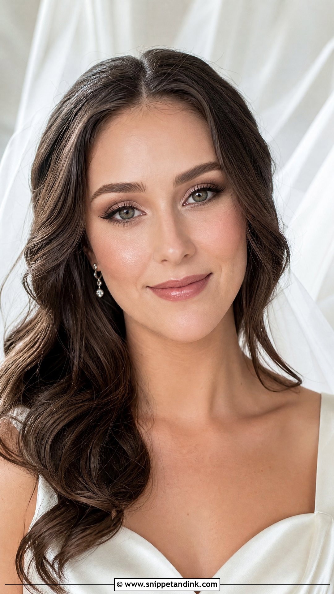 Soft Glam Bridal Makeup - Snippet and Ink - 20 Bridal Makeup Aesthetic Ideas