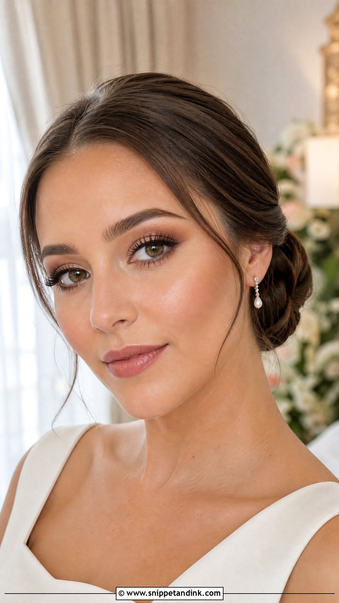 Soft Glam Bridal Makeup - Snippet and Ink - 25 Natural Glowy Bridal Makeup Ideas