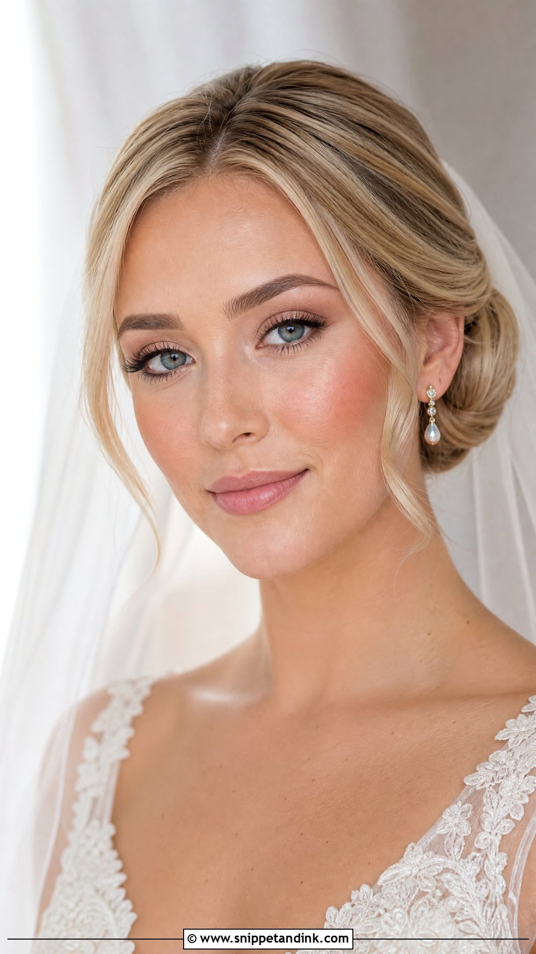 Soft Glam Bridal Makeup - Snippet and Ink - 25 Wedding Glam Makeup Brides