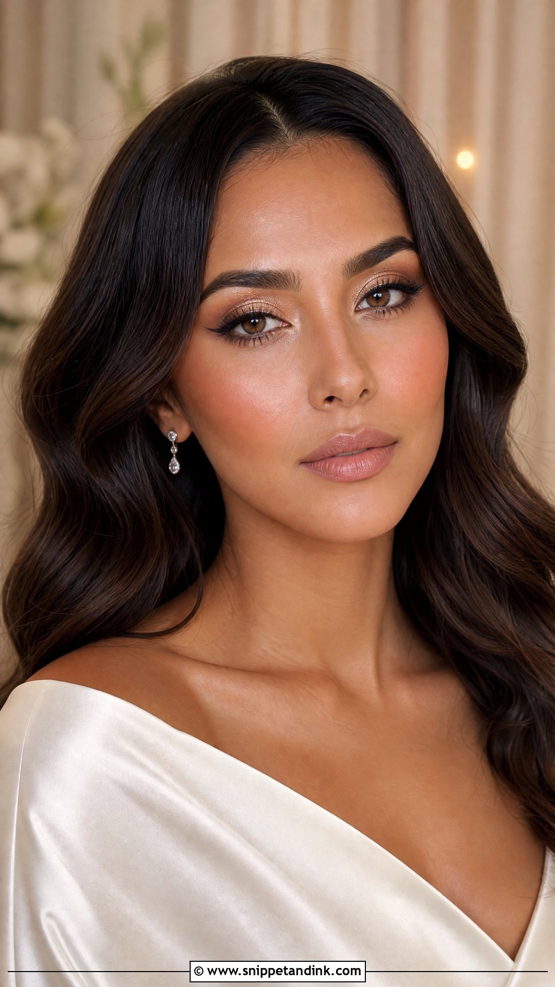 Soft Glam Bridal Makeup For Almond Eyes - Snippet and Ink - 25 Soft Glam Wedding Makeup Brides