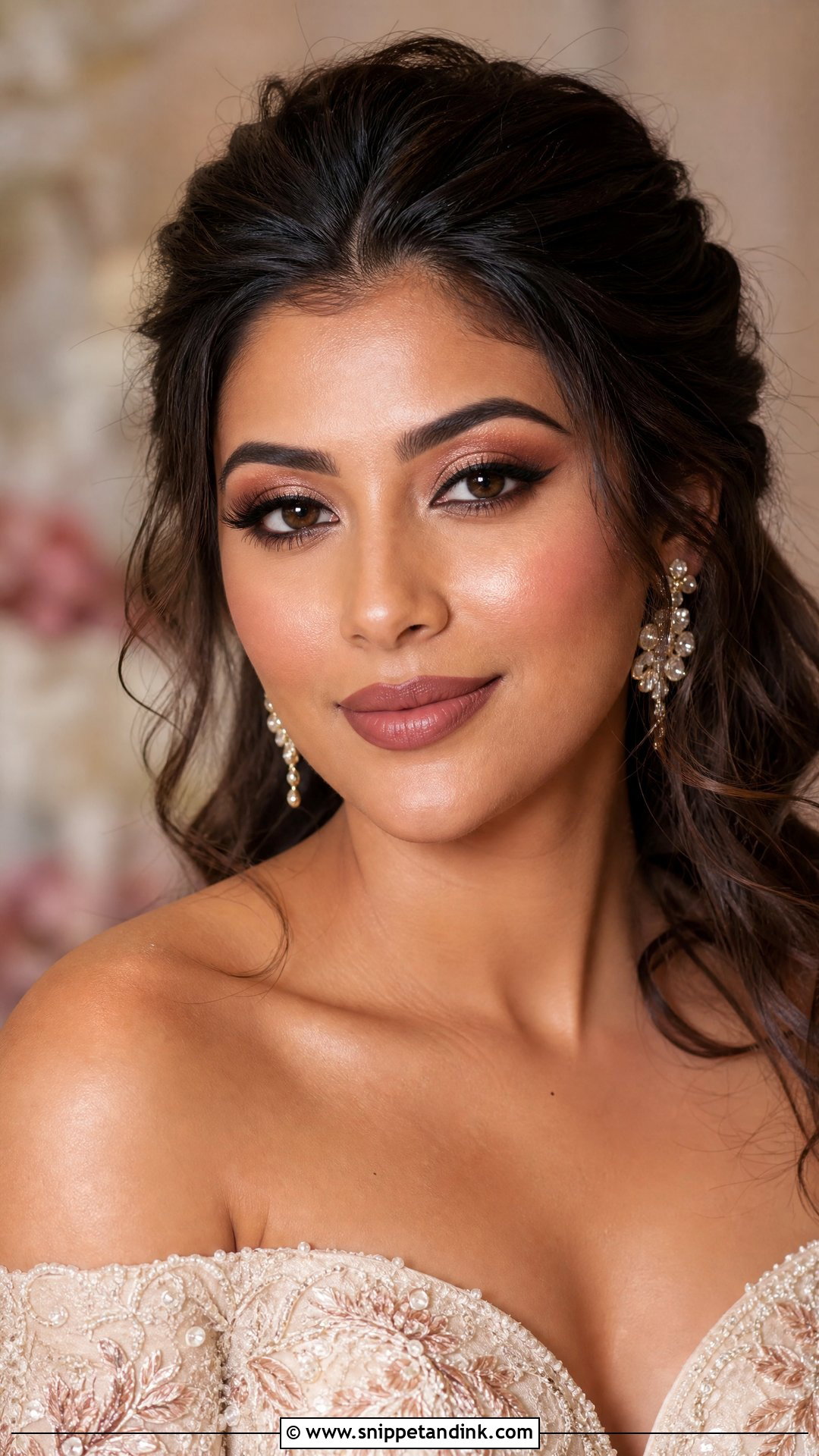 Soft Glam Bridal Makeup For Black Women - Snippet and Ink - 25 Bridal Makeup Black Women