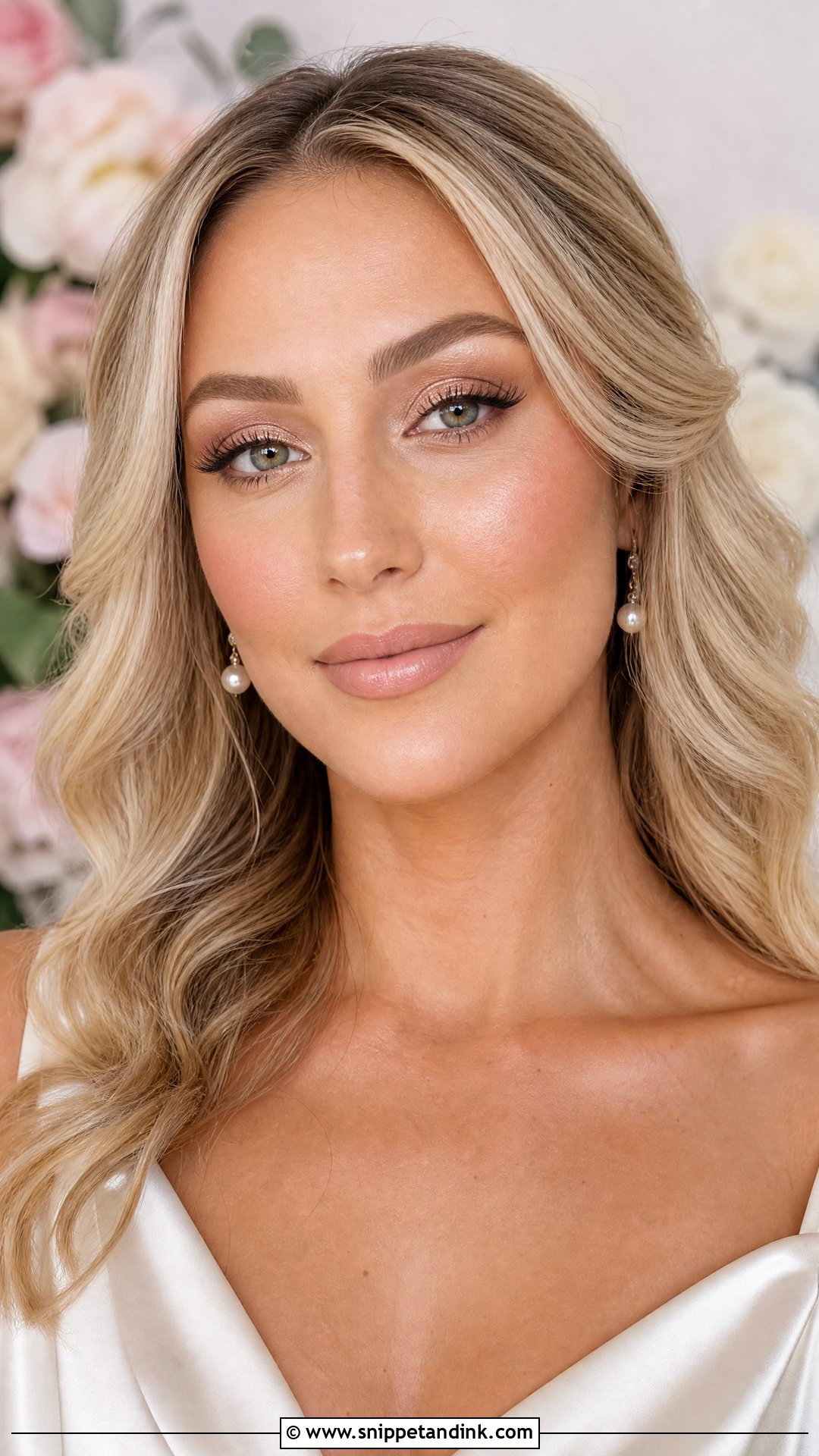 Soft Glam Bridal Makeup For Blue Eyes - Snippet and Ink - 20 Bridal Glam Makeup for Blue Eyes