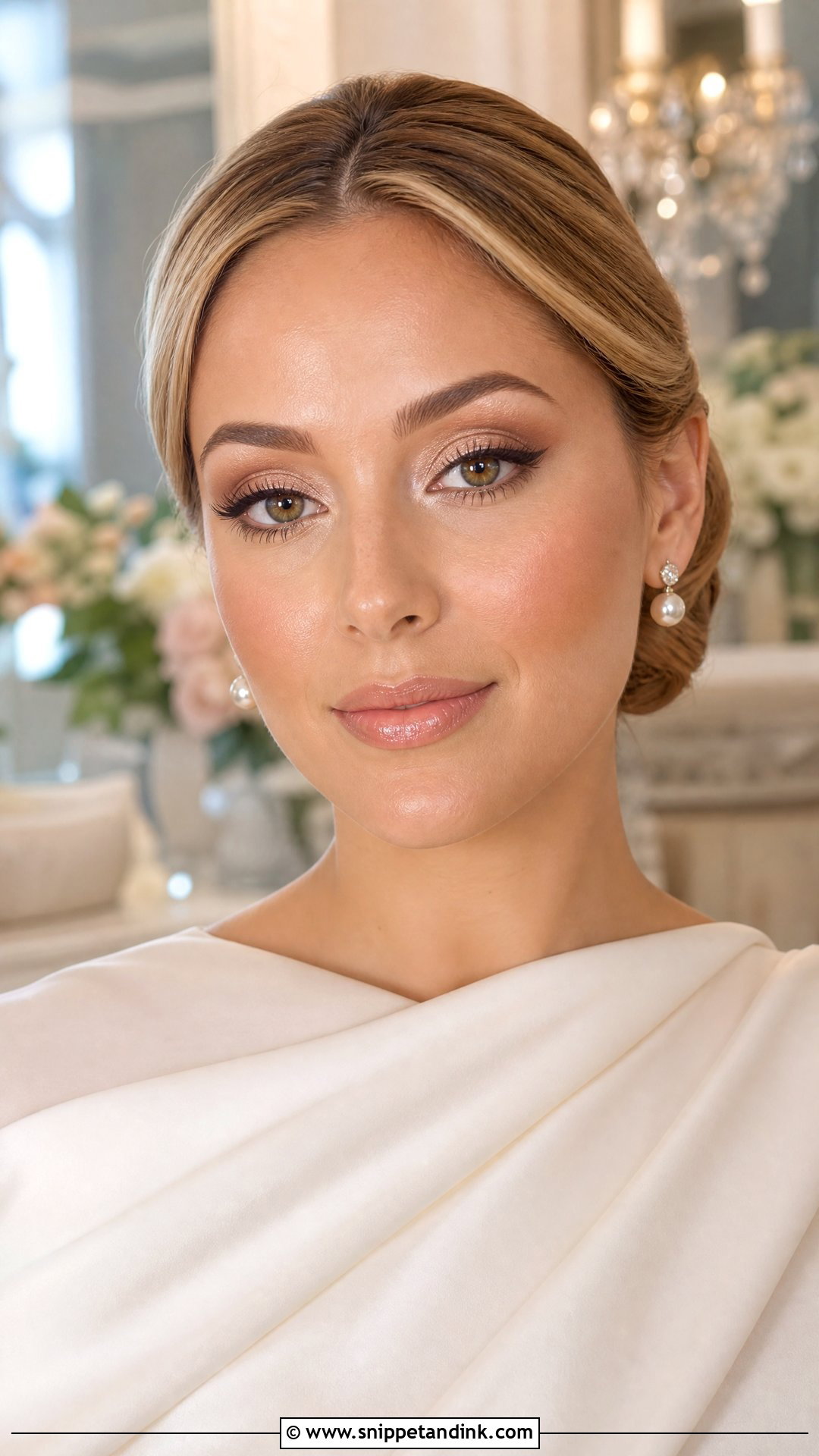 Soft Glam Bridal Makeup For Blue Eyes - Snippet and Ink - 20 Glowy Bridal Makeup for Blue Eyes