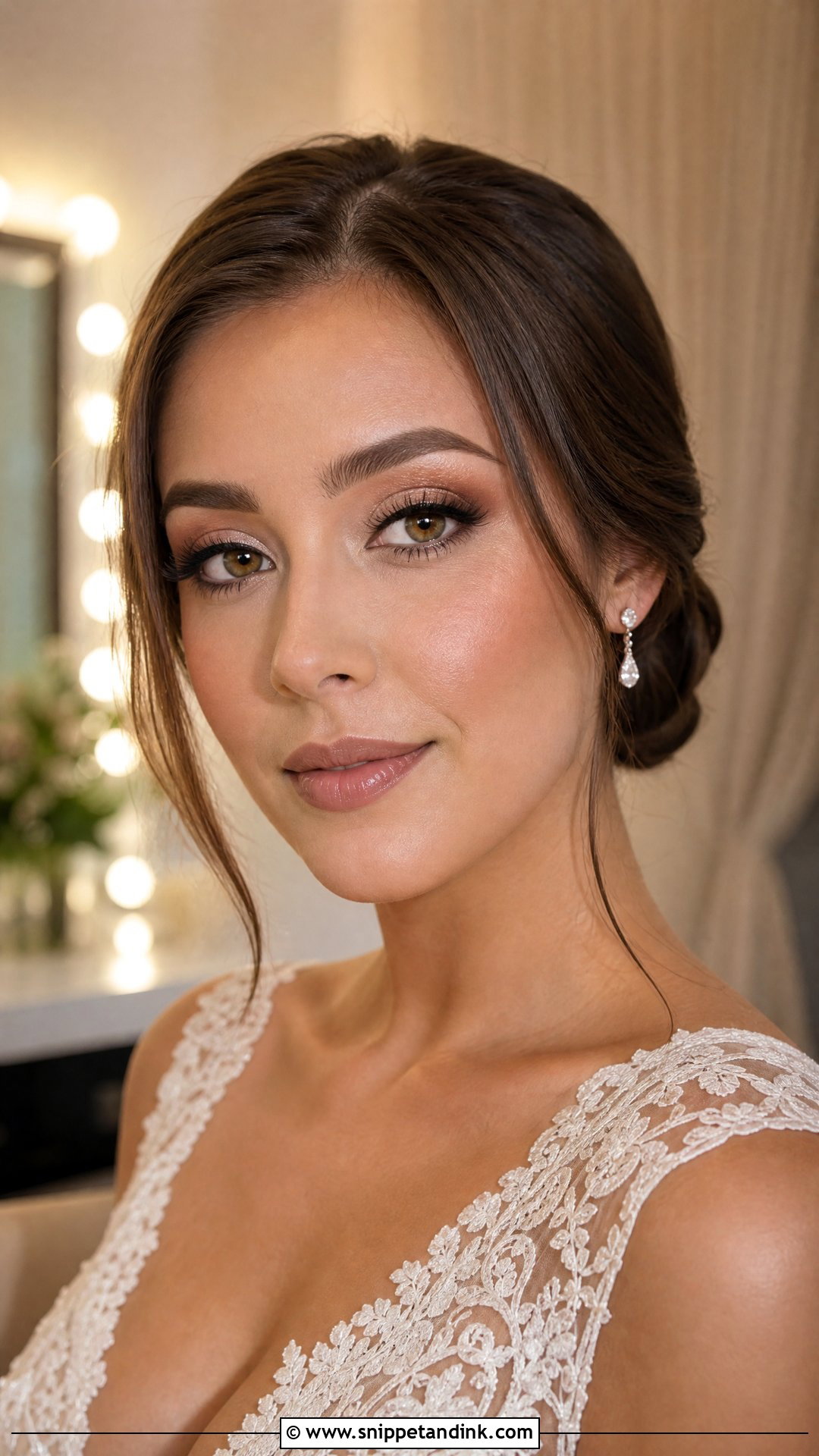 Soft Glam Bridal Makeup For Brown Eyes - Snippet and Ink - 35 Bridal Makeup for Brown Eyes