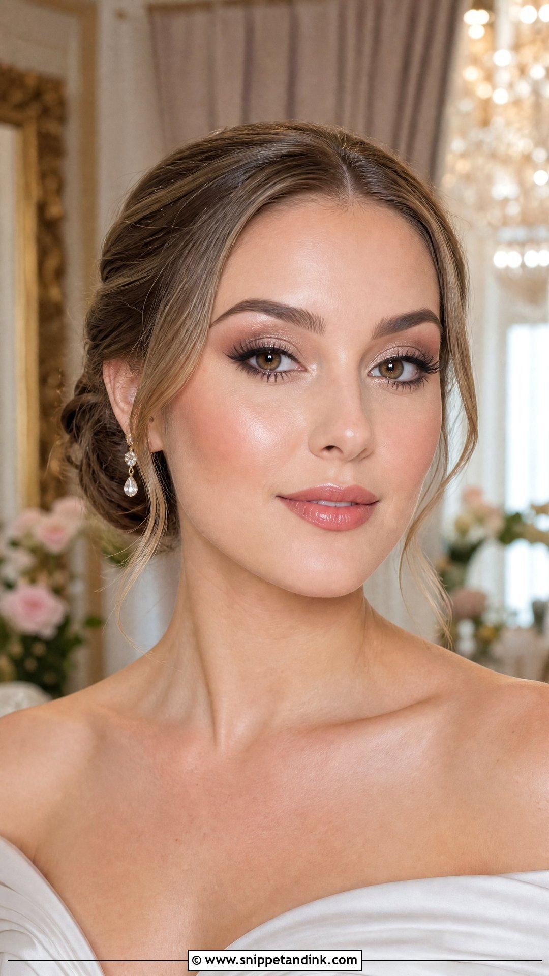 Soft Glam Bridal Makeup For Brown Eyes - Snippet and Ink - 20 Bridal Wedding Makeup for Brown Eyes