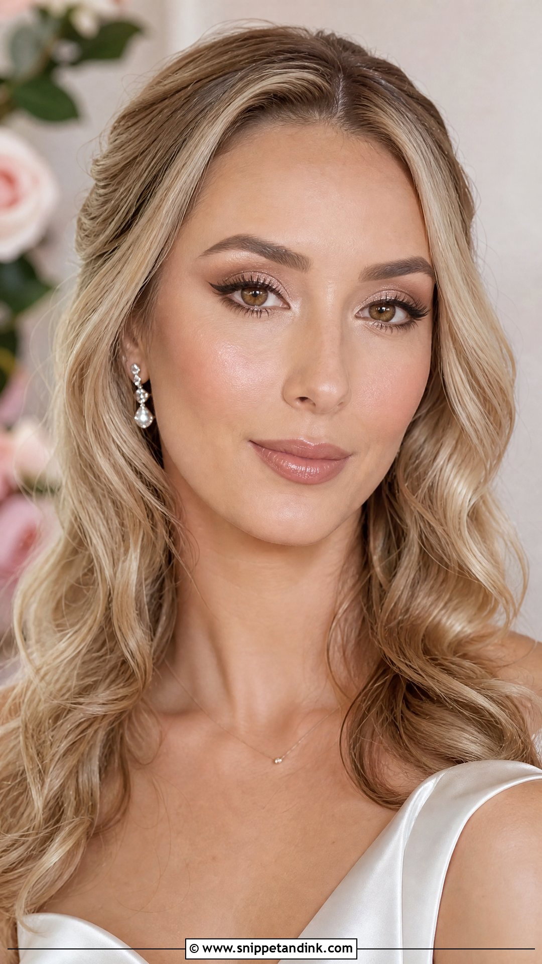 Soft Glam Bridal Makeup For Brown Eyes - Snippet and Ink - 20 Brown Eye Bridal Makeup Ideas