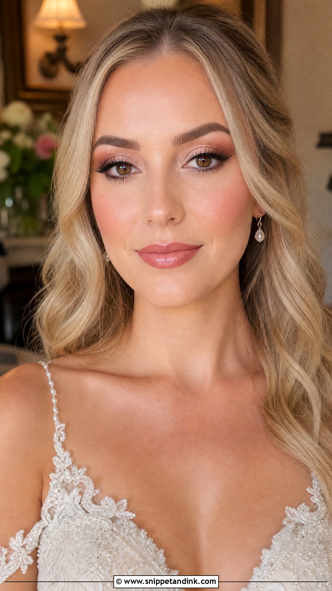 Soft Glam Bridal Makeup For Brown Eyes - Snippet and Ink - 20 Glam Bridal Makeup for Brown Eyes