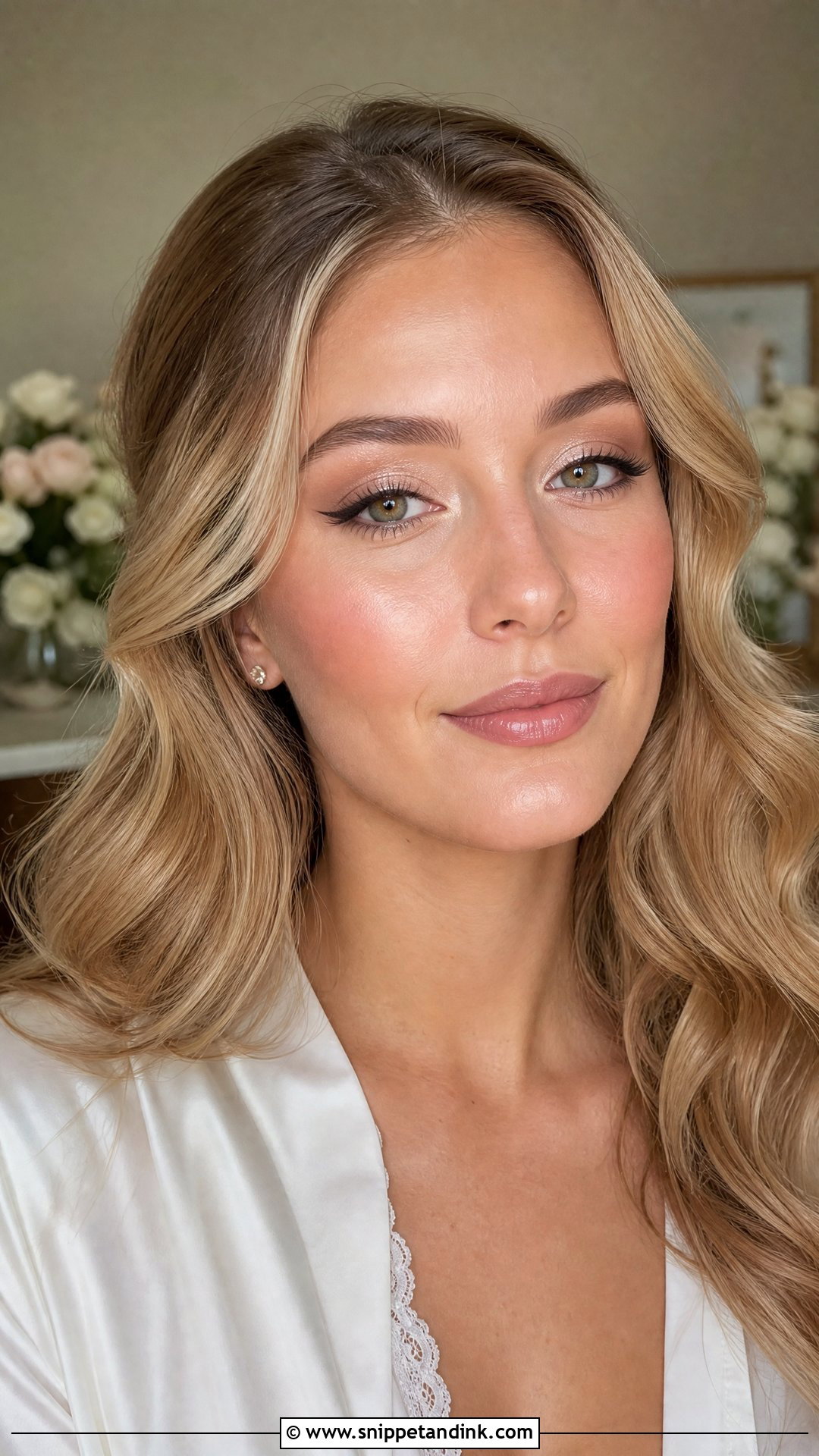 Soft Glam Bridal Makeup For Brown Eyes - Snippet and Ink - 20 Glam Bride Makeup for Brown Eyes