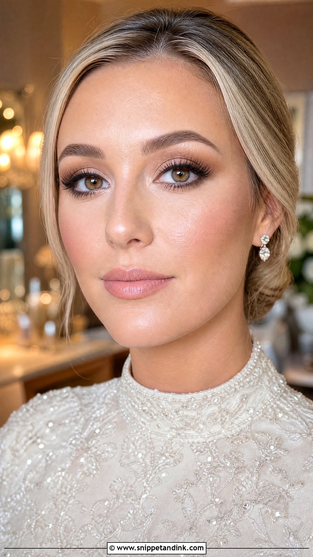 Soft Glam Bridal Makeup For Brown Eyes - Snippet and Ink - 20 Natural Glam Bridal Makeup for Brown Eyes