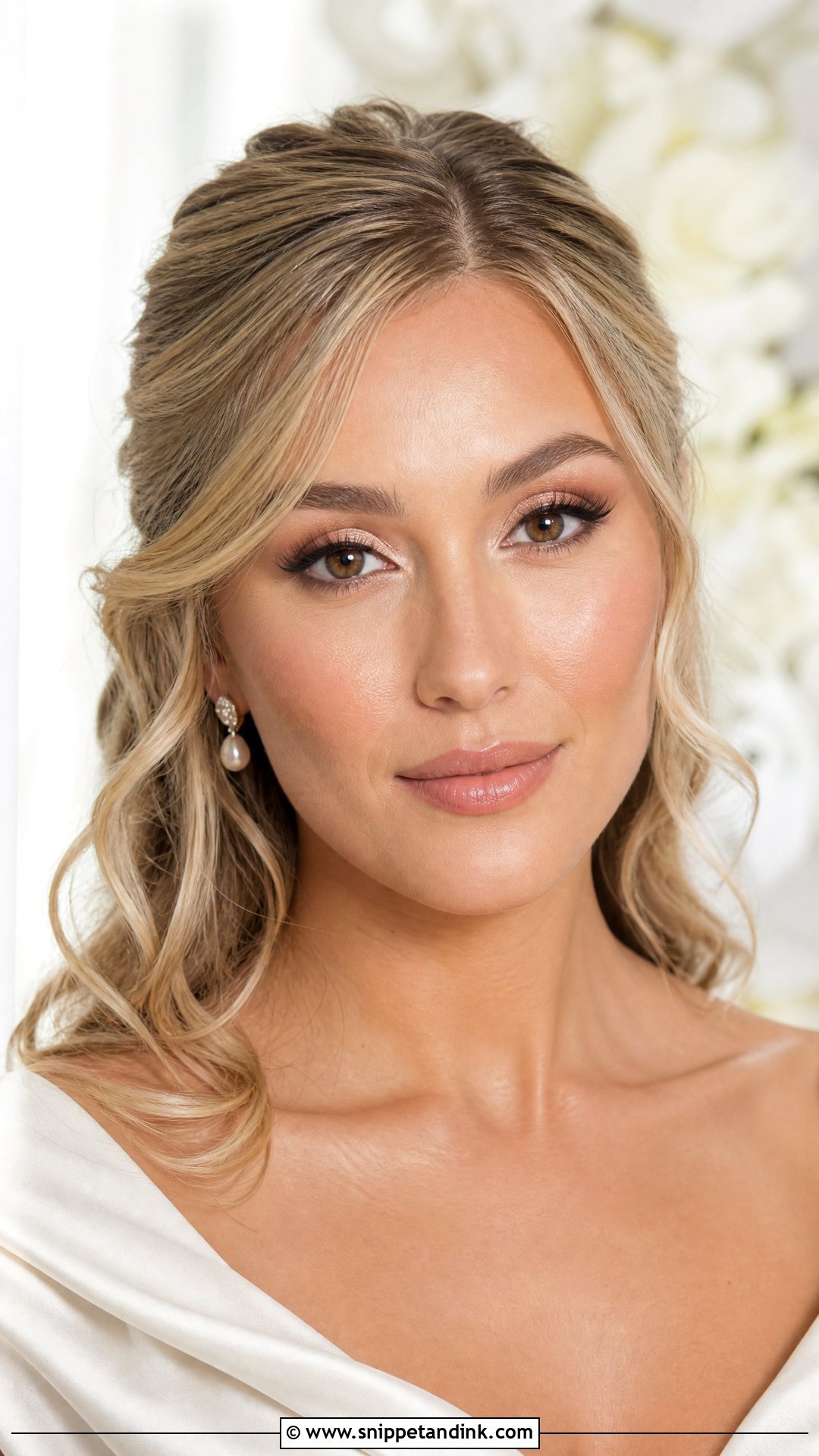 Soft Glam Bridal Makeup For Brown Eyes - Snippet and Ink - 20 Bridal Glam Makeup for Brown Eyes