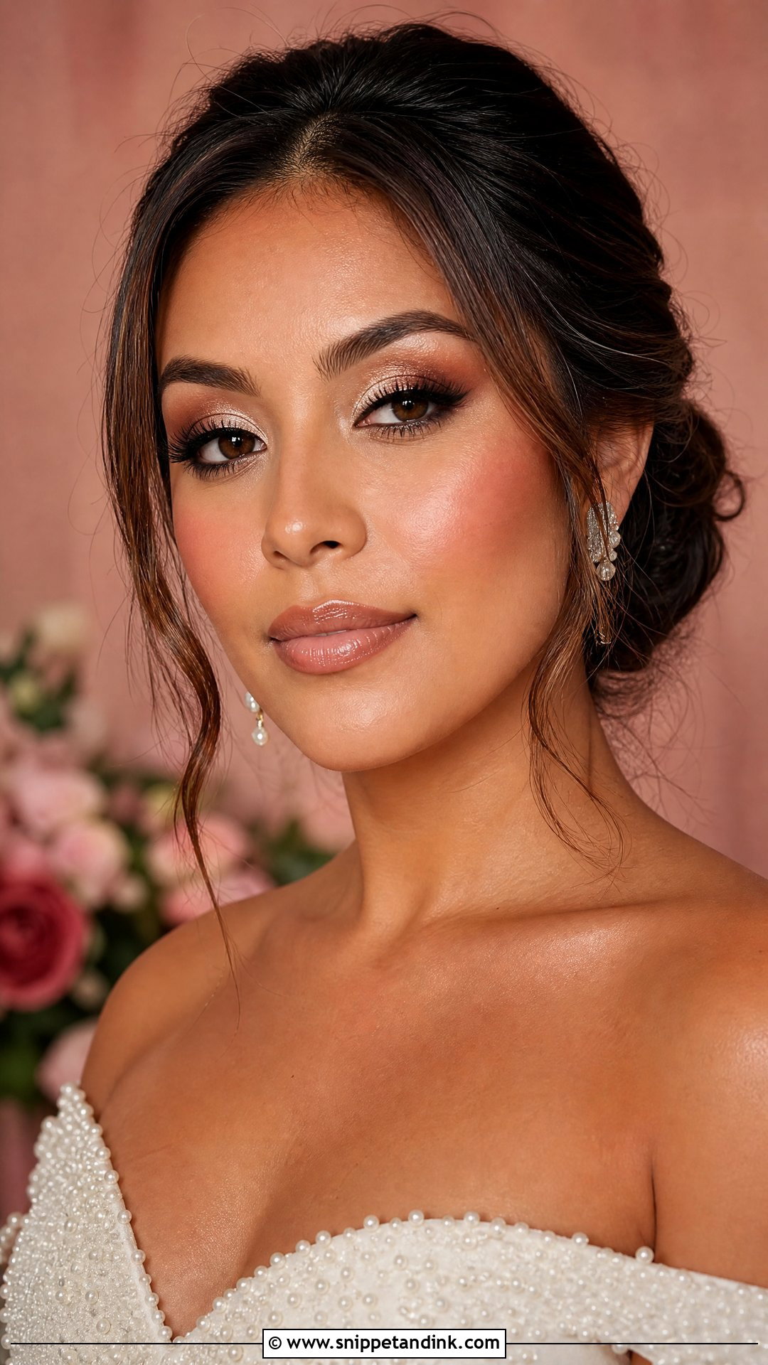 Soft Glam Bridal Makeup For Brown Skin - Snippet and Ink - 25 Bridal Makeup for Brown Skin Ideas