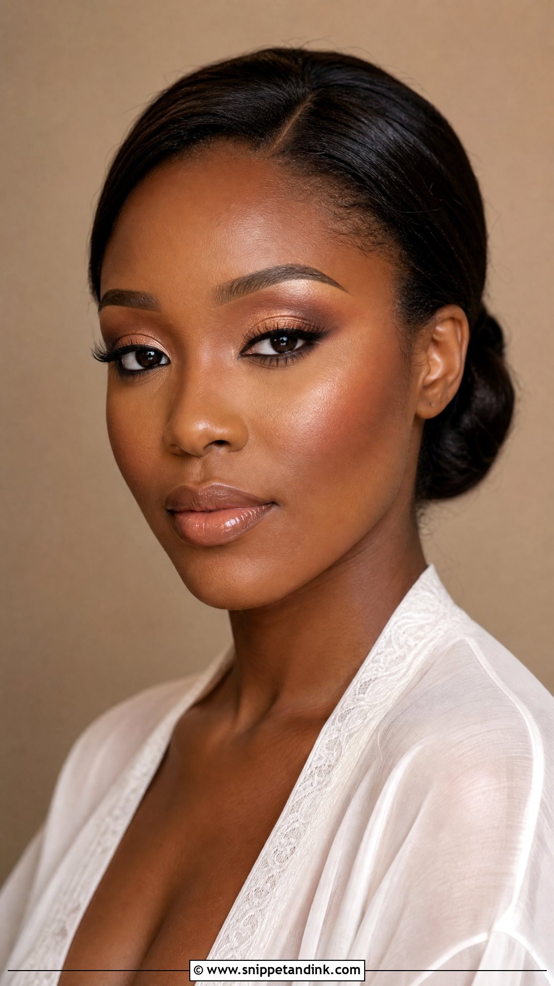 Soft Glam Bridal Makeup For Dark Skin - Snippet and Ink - 20 Dark Skin Bridal Makeup Ideas