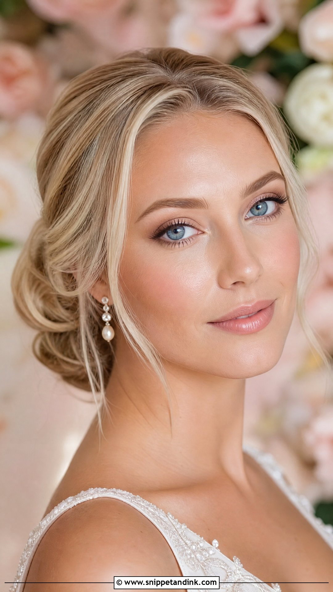 Soft Glam Bridal Makeup For Fair Skin And Blue Eyes - Snippet and Ink - 30 Soft Glam Bridal Makeup for Blue Eyes