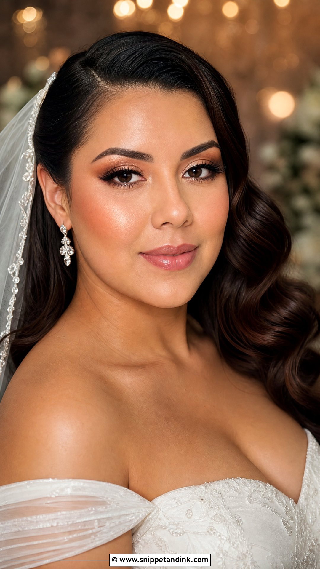 Soft Glam Bridal Makeup For Green Eyes - Snippet and Ink - 20 Glowy Bridal Makeup for Green Eyes