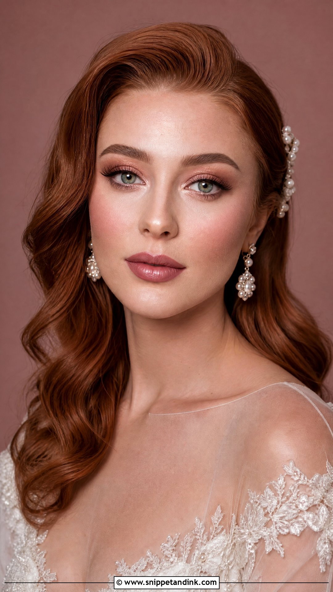Soft Glam Bridal Makeup For Green Eyes - Snippet and Ink - 25 Soft Glam Wedding Makeup Brides