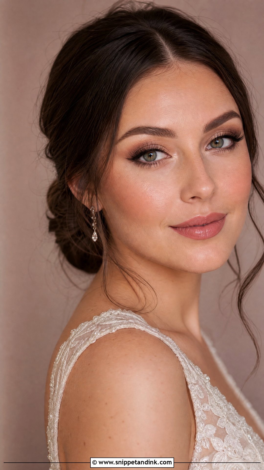 Soft Glam Bridal Makeup For Hooded Eyes - Snippet and Ink - 25 Soft Glam Wedding Makeup Brides