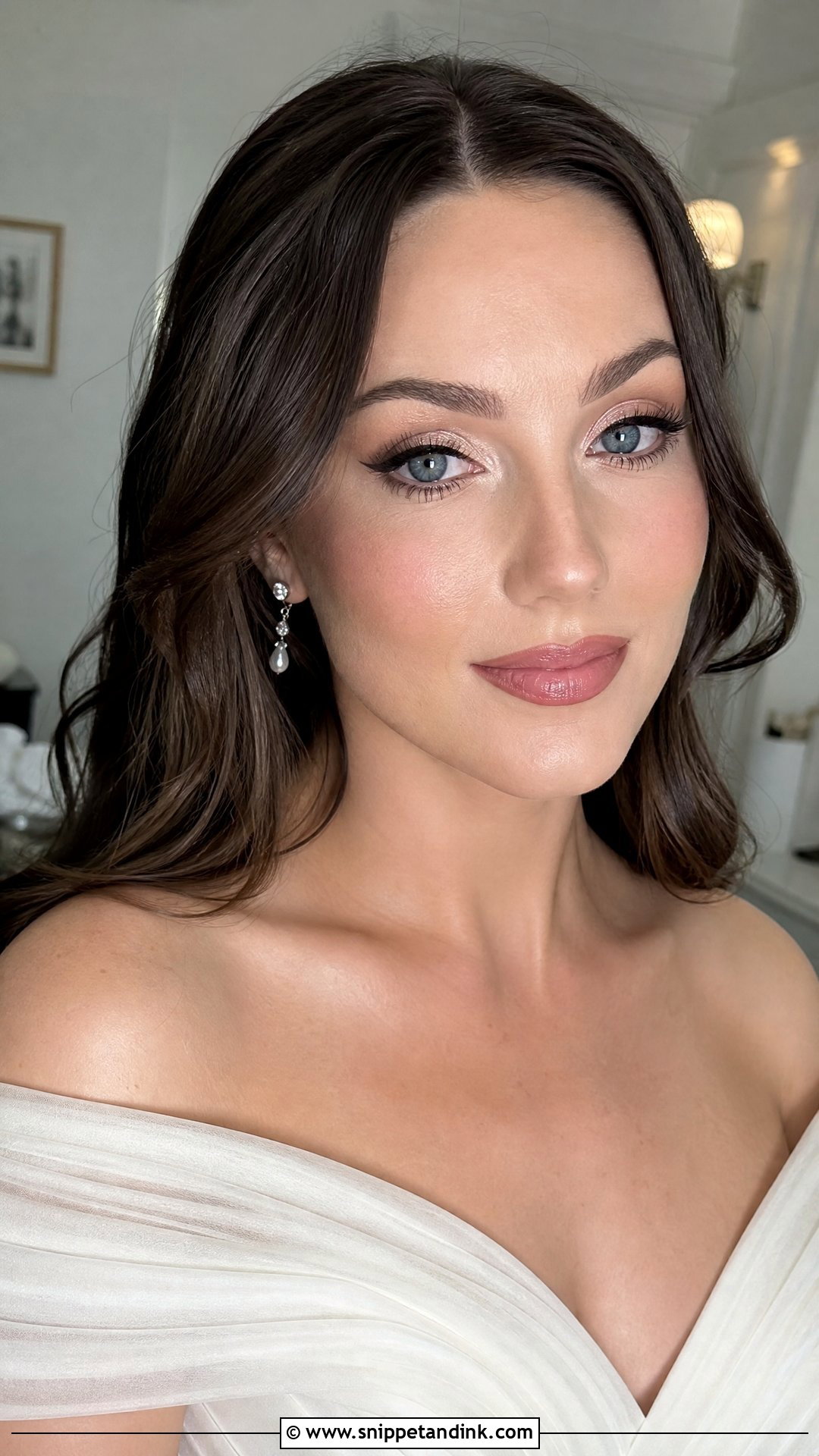 Soft Glam Bridal Makeup For Pale Skin - Snippet and Ink - 25 Bridal Makeup Pale Skin Ideas