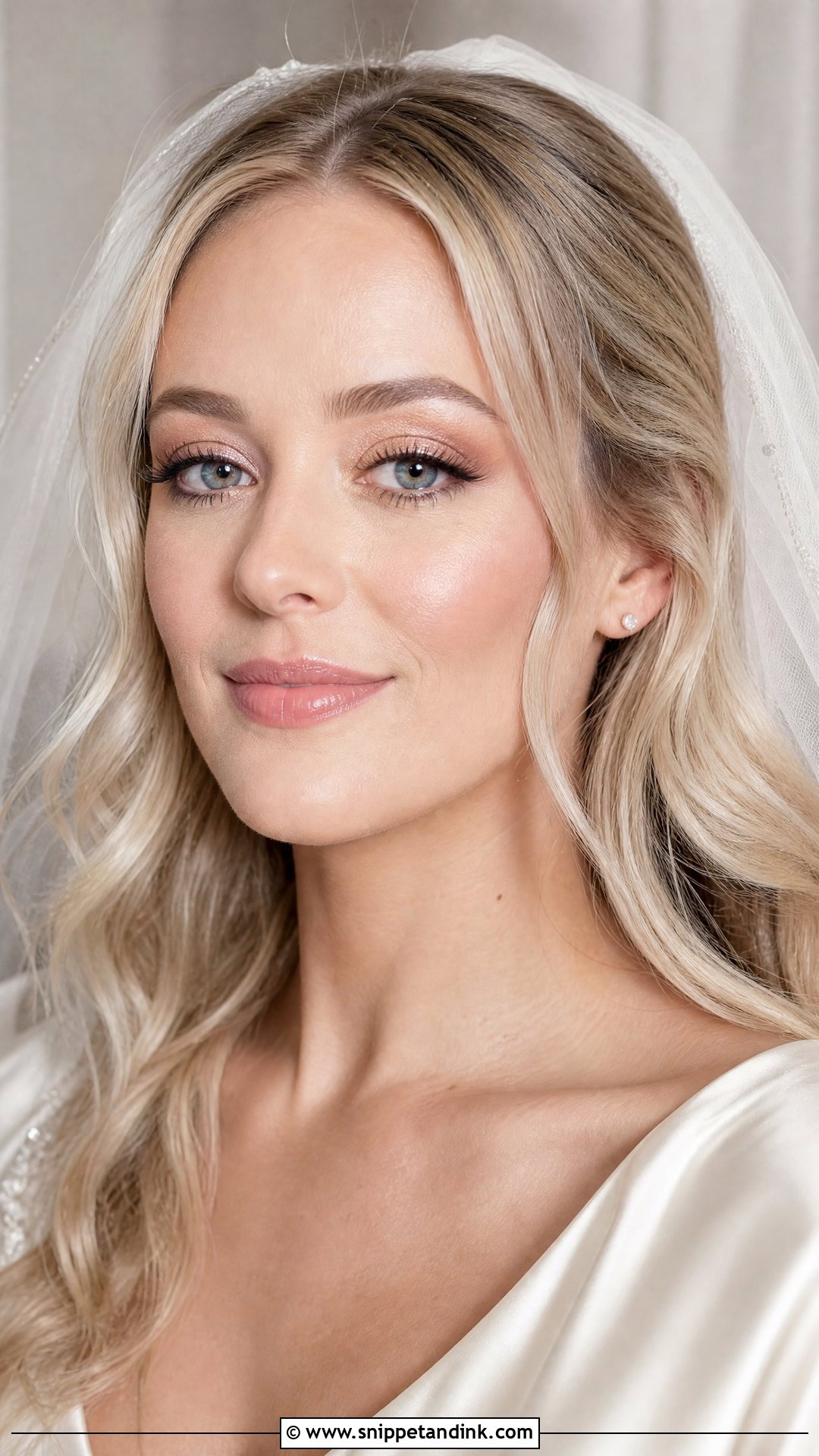 Soft Glam Bridal Makeup For Round Face - Snippet and Ink - 20 Bridal Makeup for Round Face Ideas