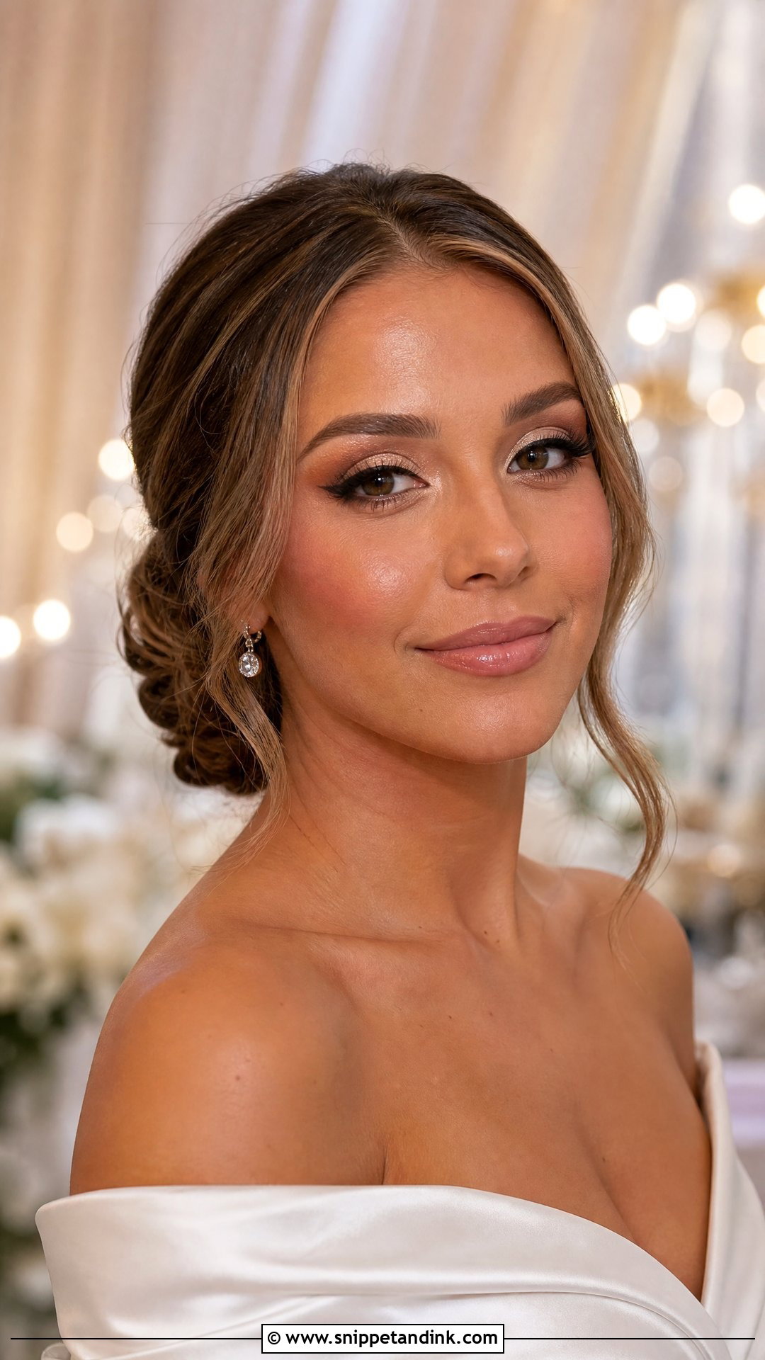 Soft Glam Bridal Makeup For Tan Skin - Snippet and Ink - 20 Bridal Makeup Tan Skin Ideas