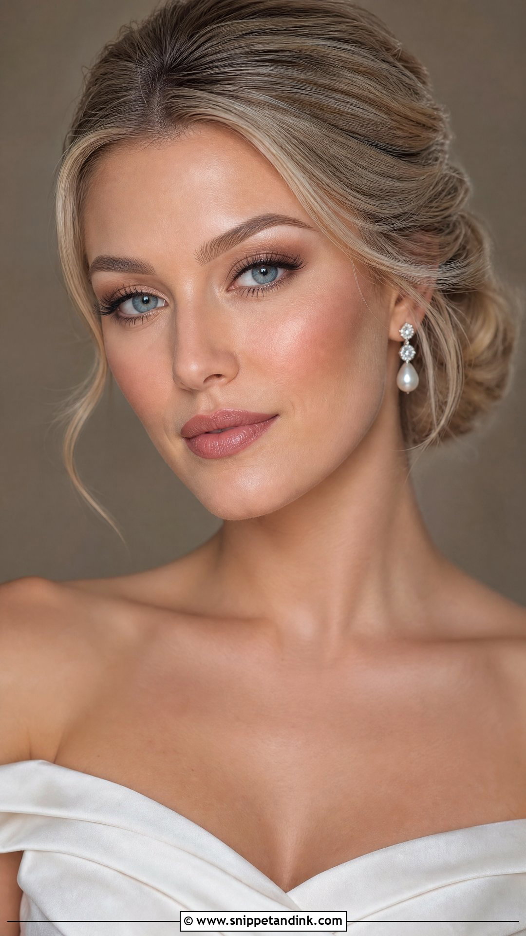 Soft Glam Bridal Makeup With Soft Contour - Snippet and Ink - 30 Soft Glam Bridal Make Up Ideas