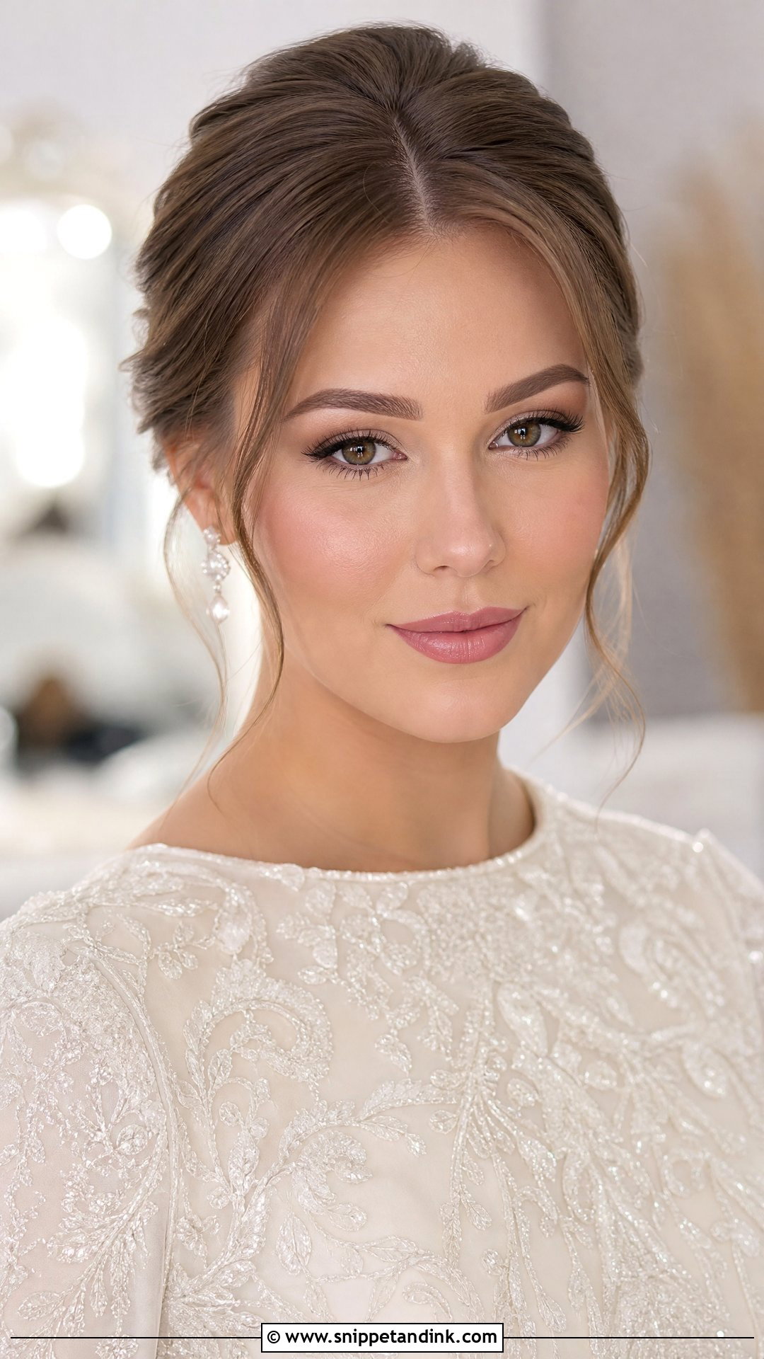 Soft Glam Bridal Makeup With Soft Contour - Snippet and Ink - 35 Soft Glam Bridal Makeup Ideas
