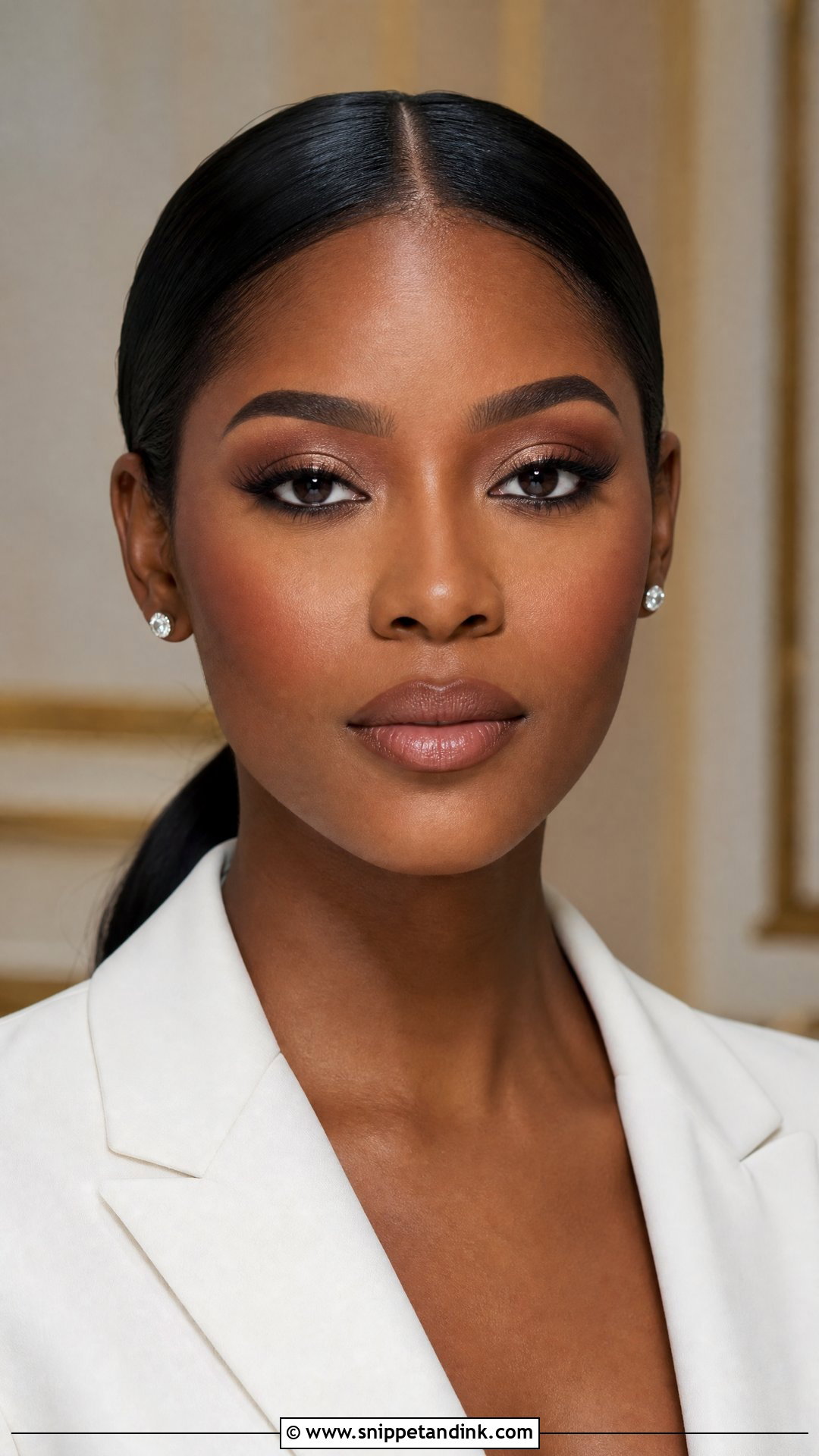 Soft Glam Bridal Makeup With Soft Contour - Snippet and Ink - 20 Soft Glam Bridal Makeup Black Women