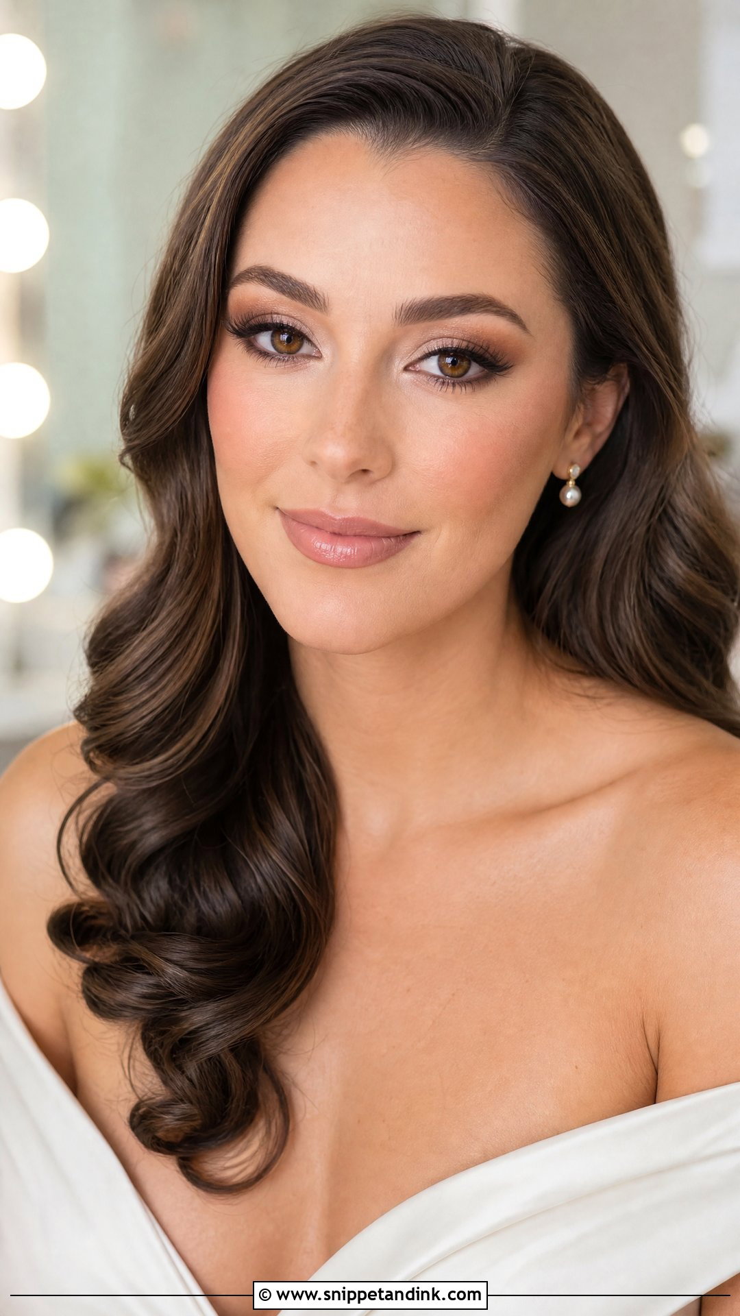 Soft Glam Bridal Makeup for Brown Eyes - Snippet and Ink - 25 Bridal Make Up for Brown Eyes