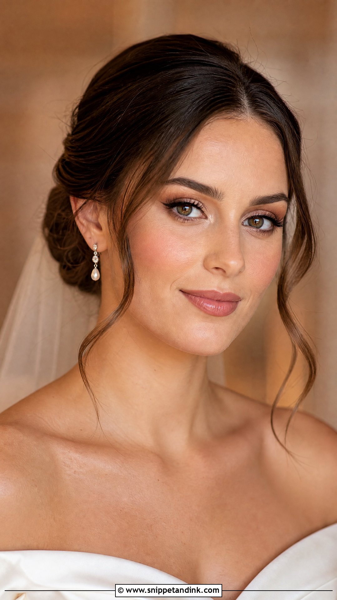 Soft Glam Bride Makeup For Blue Eyes Brunette - Snippet and Ink - 20 Bride Makeup for Blue Eyes Brunette