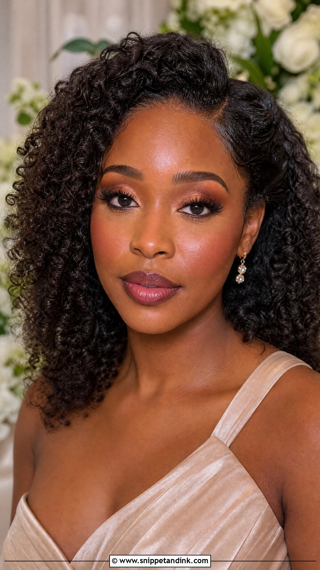 Soft Glam Bridesmaid Makeup For Brown Eyes - Snippet and Ink - 30 Soft Glam Bridesmaid Makeup Ideas