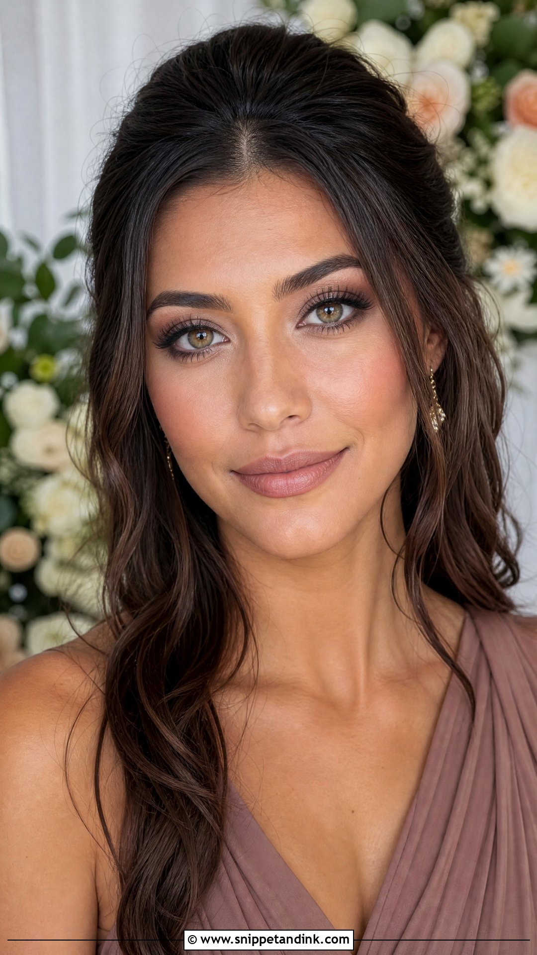 Soft Glam Bridesmaid Makeup For Hazel Eyes - Snippet and Ink - 30 Soft Glam Bridesmaid Makeup Ideas