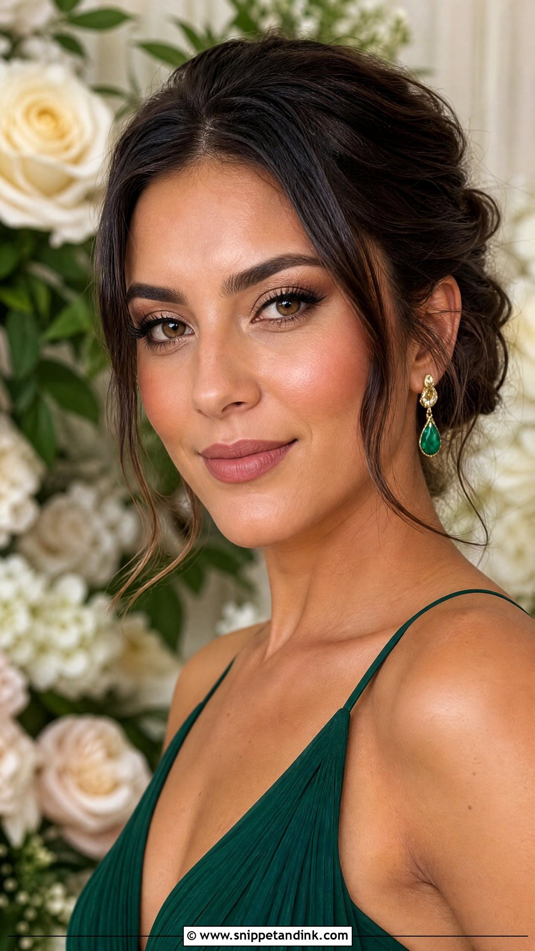 Soft Glam Bridesmaid Makeup For Olive Skin - Snippet and Ink - 30 Soft Glam Bridesmaid Makeup Ideas