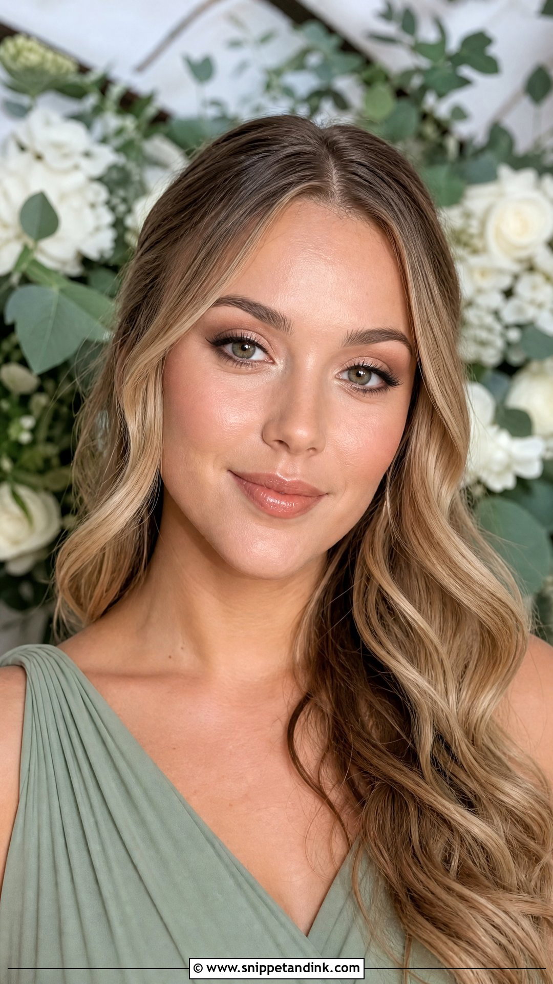 Soft Glam Bridesmaid Makeup For Sage Dress - Snippet and Ink - 30 Soft Glam Bridesmaid Makeup Ideas