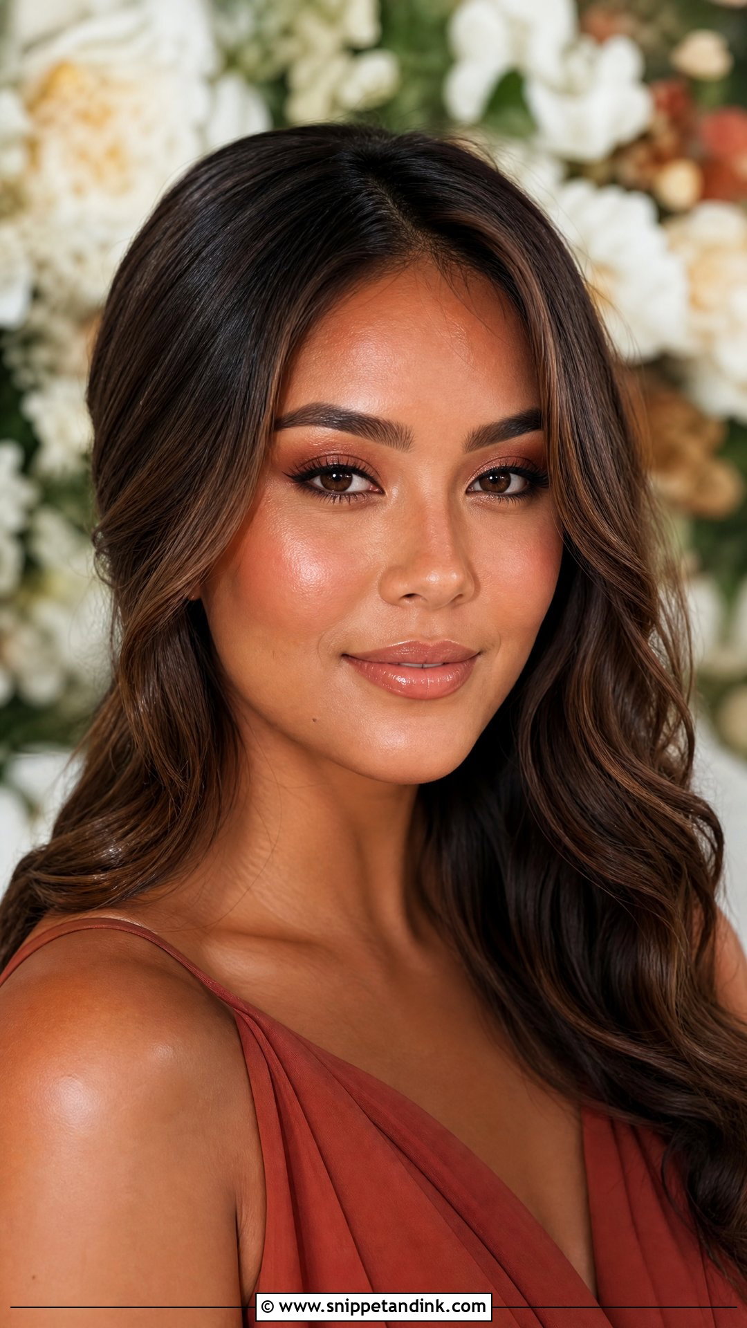Soft Glam Bridesmaid Makeup For Tan Skin - Snippet and Ink - 30 Soft Glam Bridesmaid Makeup Ideas