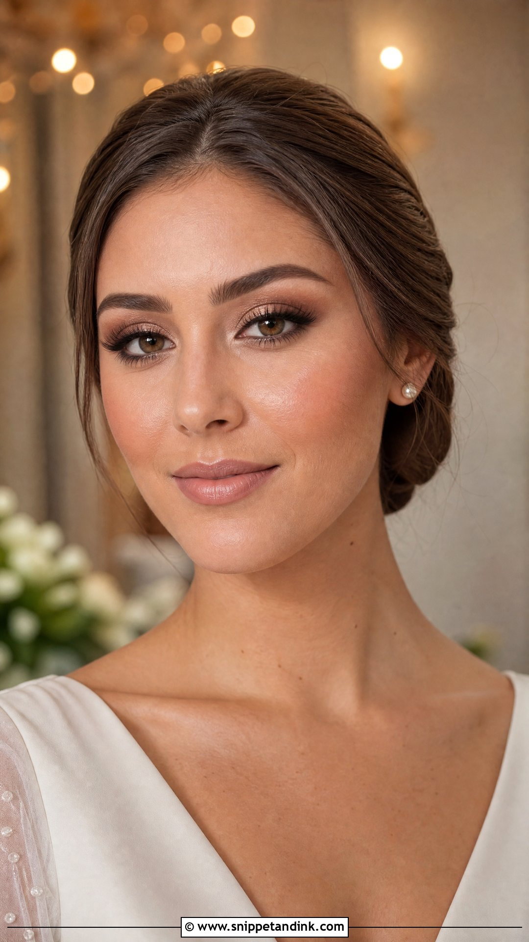 Soft Glam Bronzed Wedding Makeup - Snippet and Ink - 20 Sun Kissed Bronzed Wedding Makeup Look Ideas