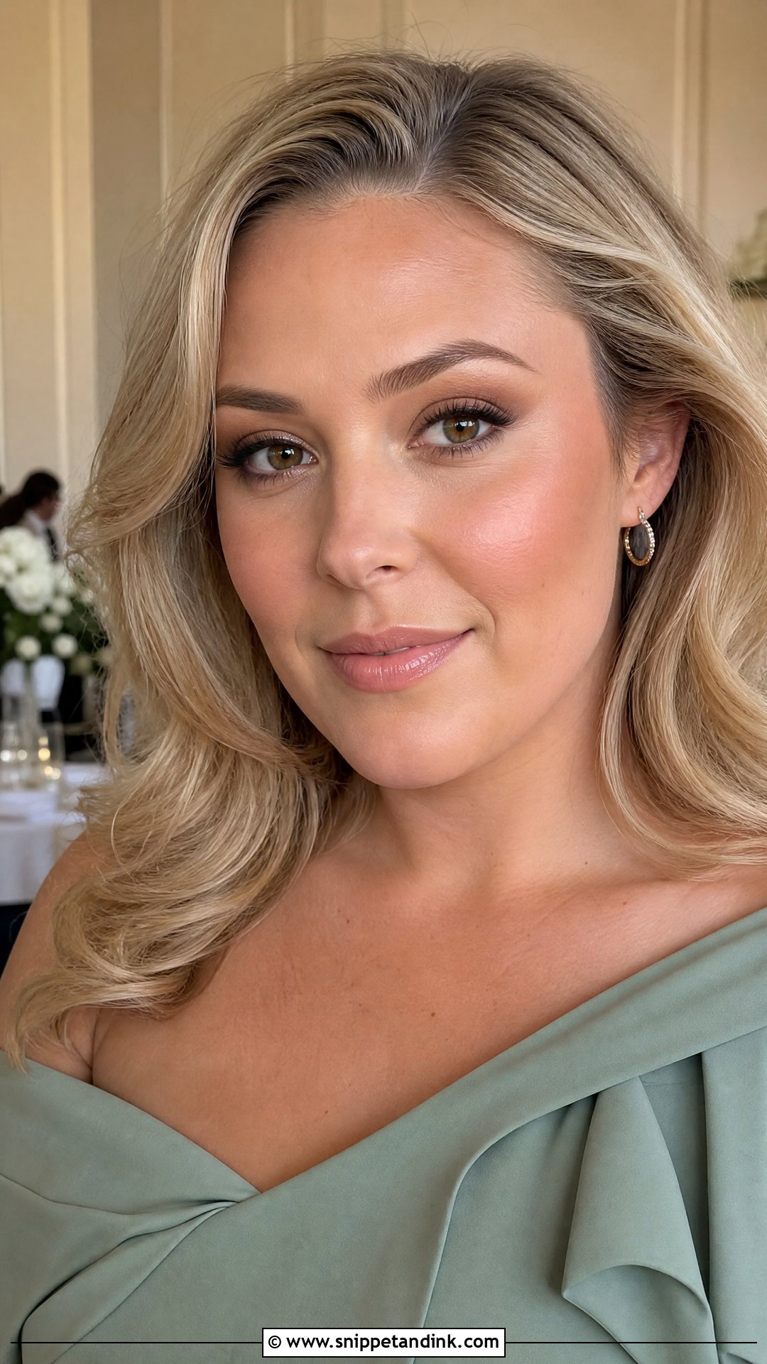 Soft Glam Brown Eyeshadow Wedding Guest Makeup - Snippet and Ink - 20 Soft Glam Makeup Wedding Guest Ideas