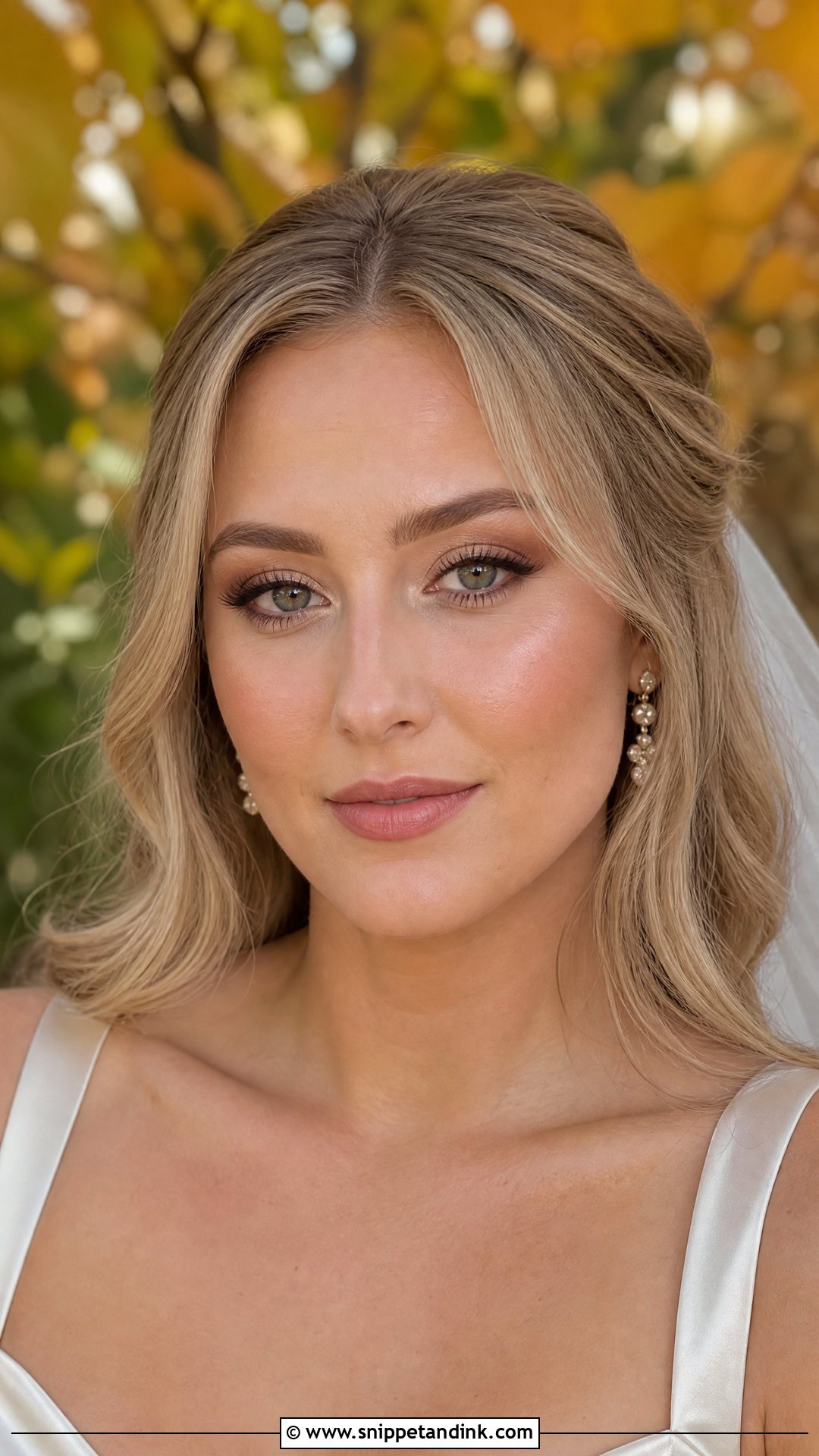 Soft Glam Fall Bridal Makeup For Brown Eyes - Snippet and Ink - 20 Fall Bridal Makeup for Brown Eyes