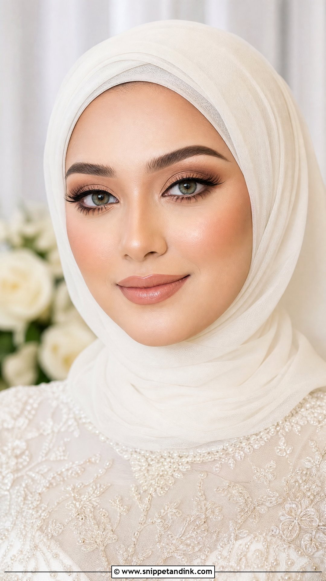Soft Glam Hijab Wedding Makeup - Snippet and Ink - 25 Wedding Makeup Hijab Ideas
