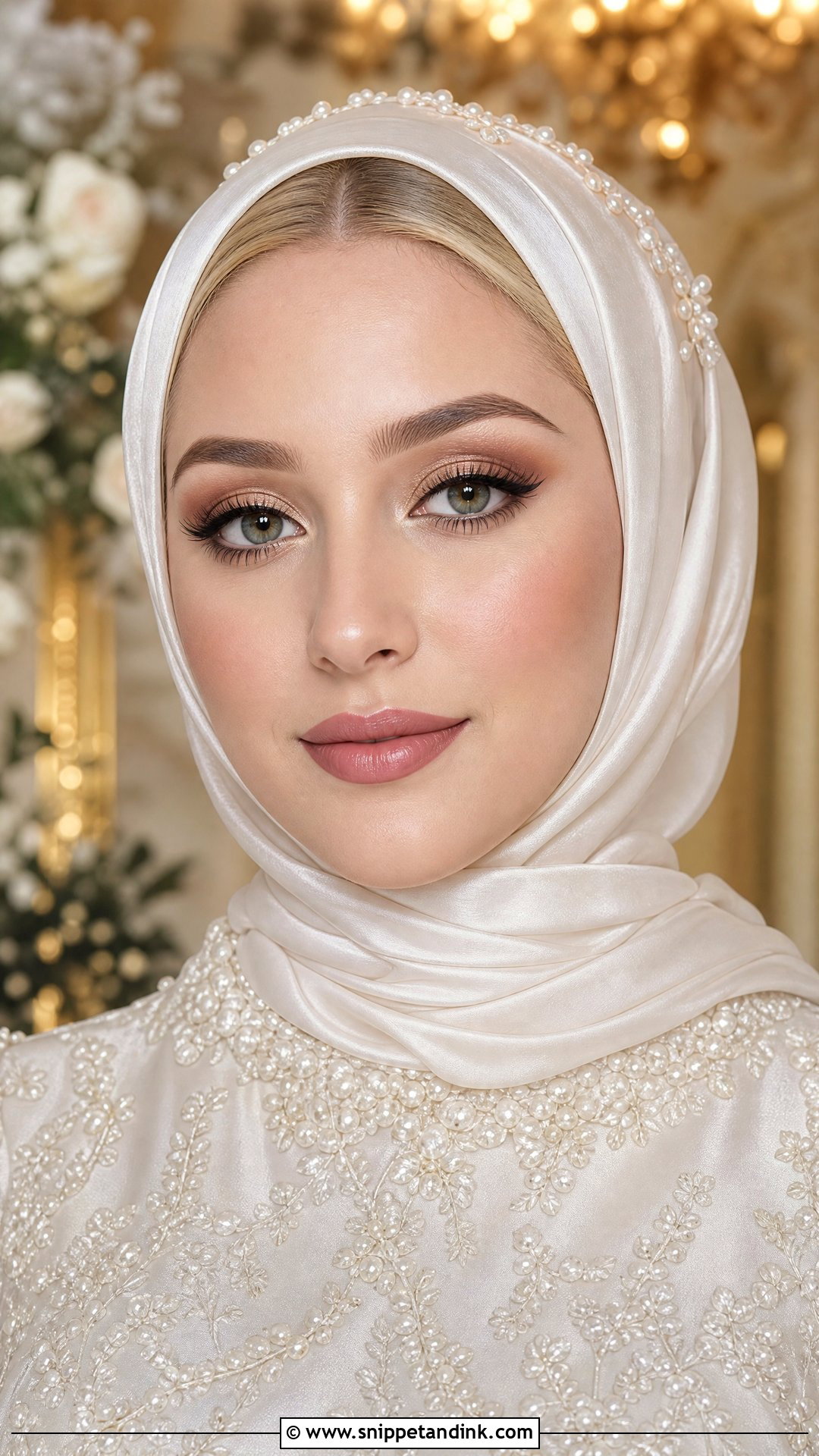 Soft Glam Hijabi Bridal Makeup - Snippet and Ink - 20 Hijabi Bridal Makeup Ideas