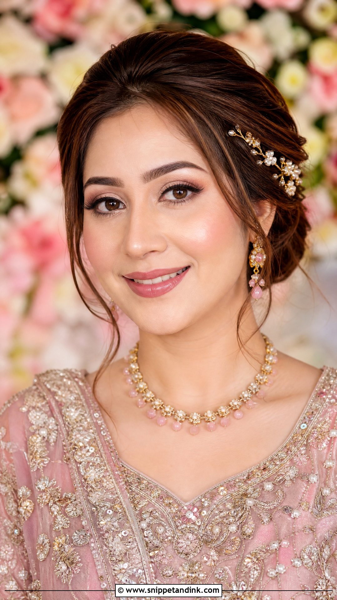 Soft Glam Hindu Bridal Makeup - Snippet and Ink - 20 Hindu Bridal Makeup Ideas