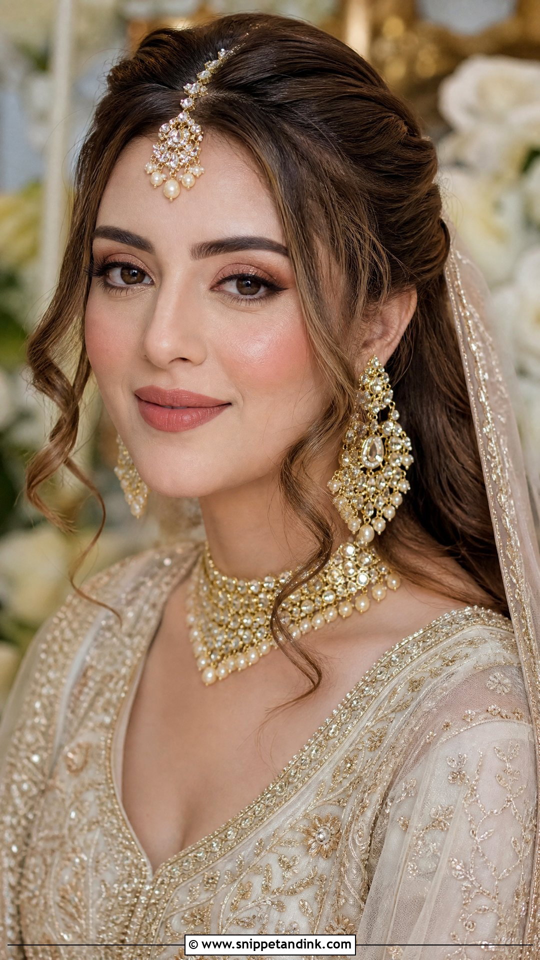 Soft Glam Indian Bridal Look - Snippet and Ink - 20 Indian Bridal Looks