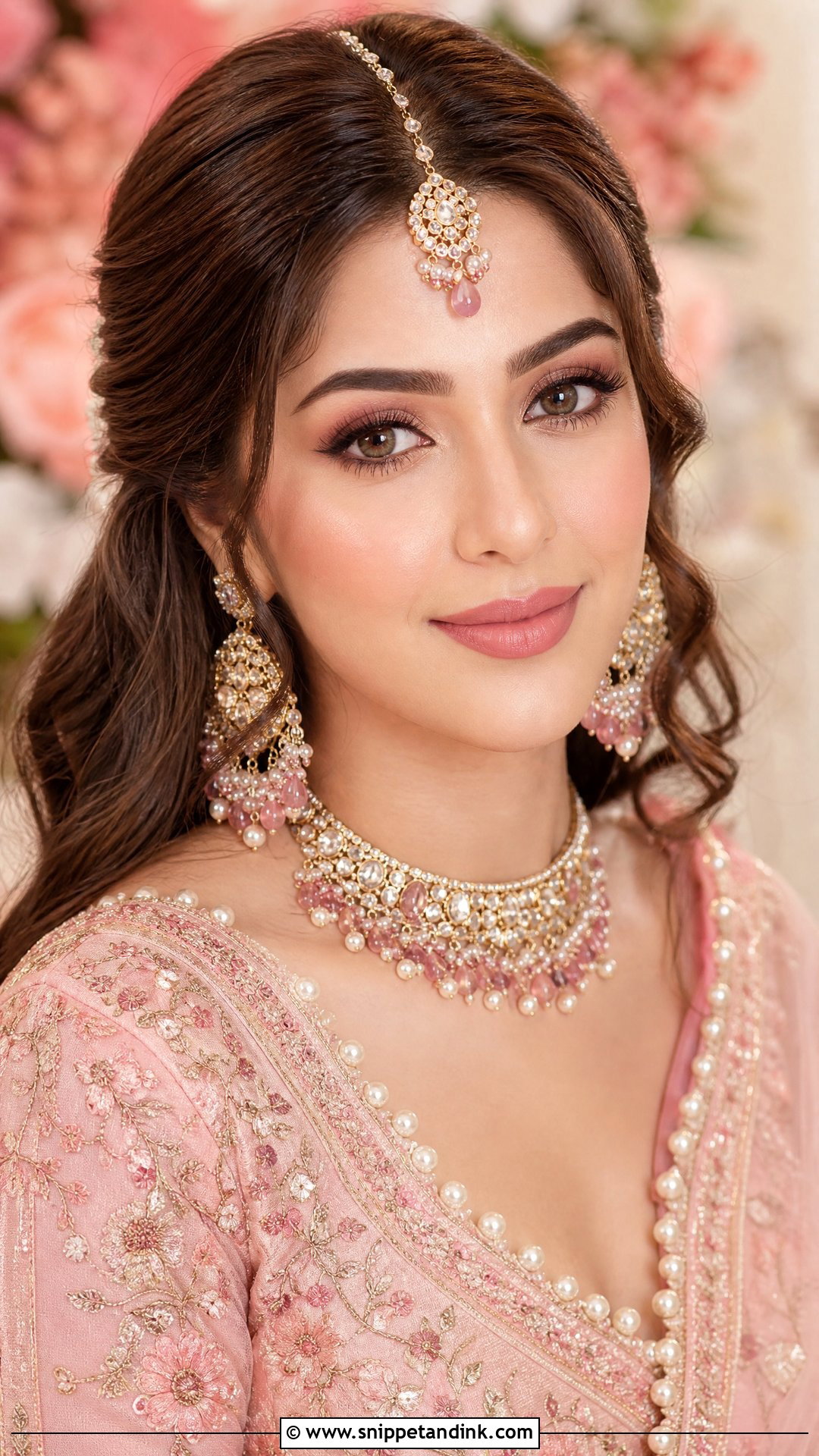 Soft Glam Indian Bridal Makeup - Snippet and Ink - 25 Latest Indian Bridal Makeup Ideas