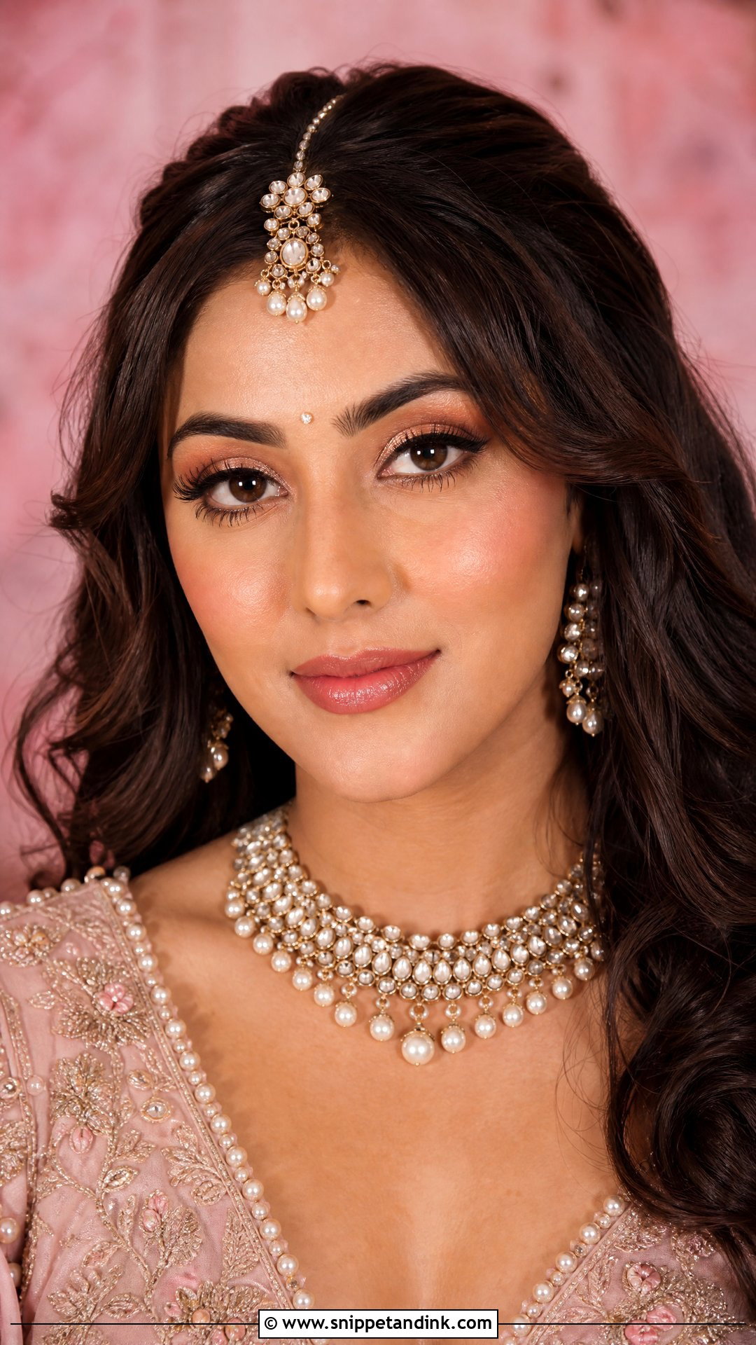 Soft Glam Indian Bridal Makeup - Snippet and Ink - 20 Indian Bridal Makeup Looks