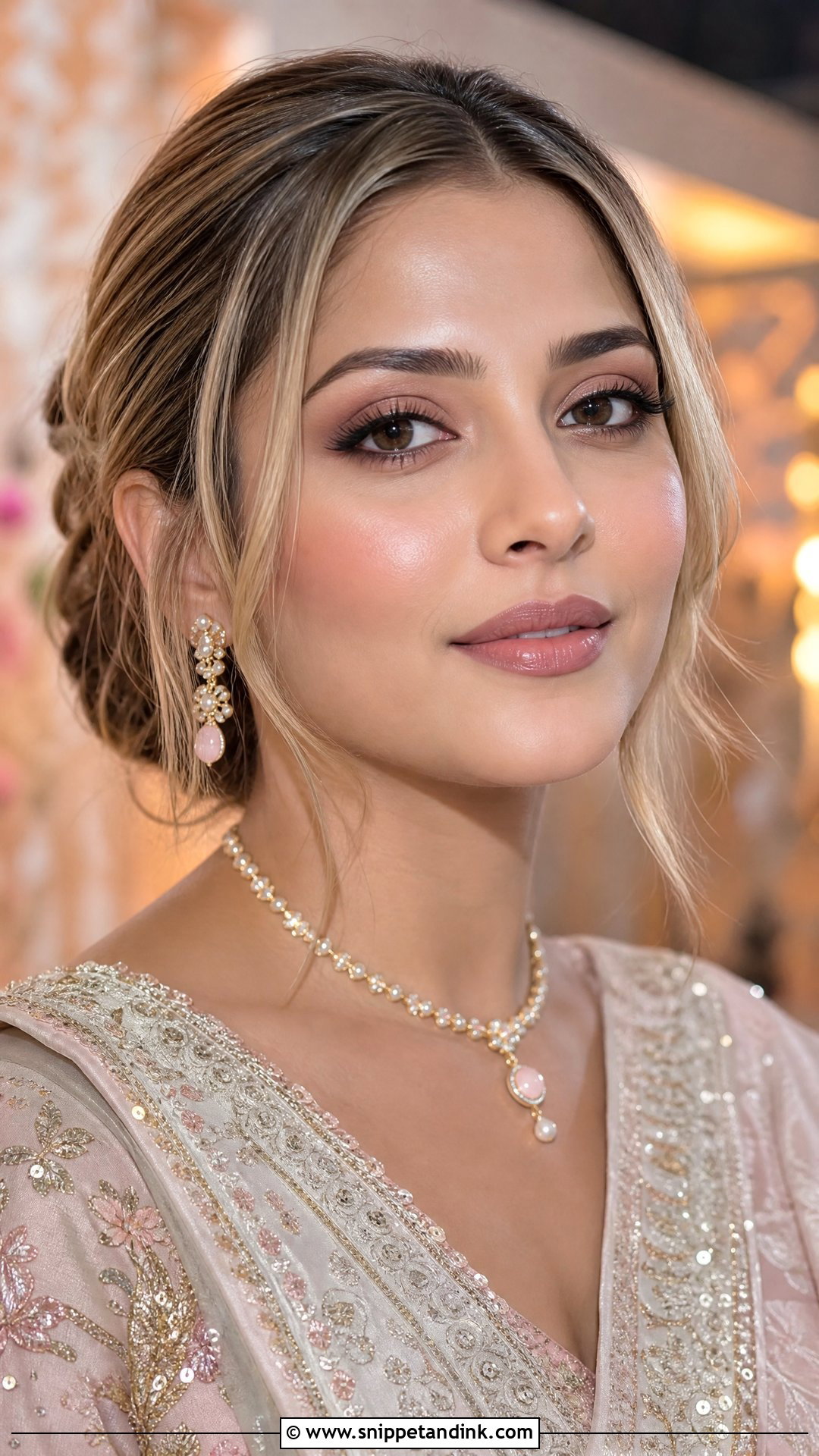 Soft Glam Indian Wedding Makeup - Snippet and Ink - 25 Party Makeup for Indian Wedding Ideas